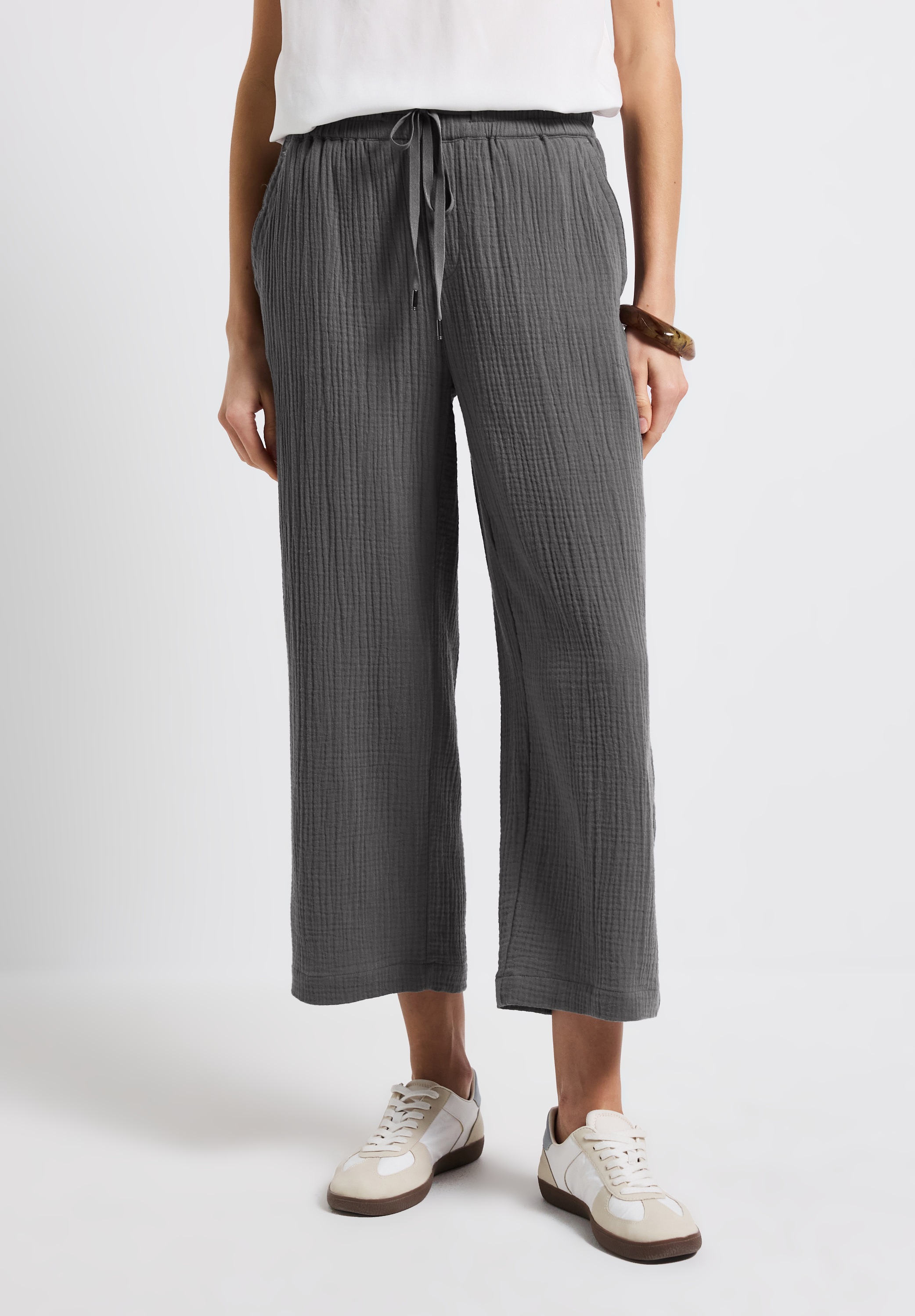 STREET ONE Stoffhose High Waist günstig online kaufen