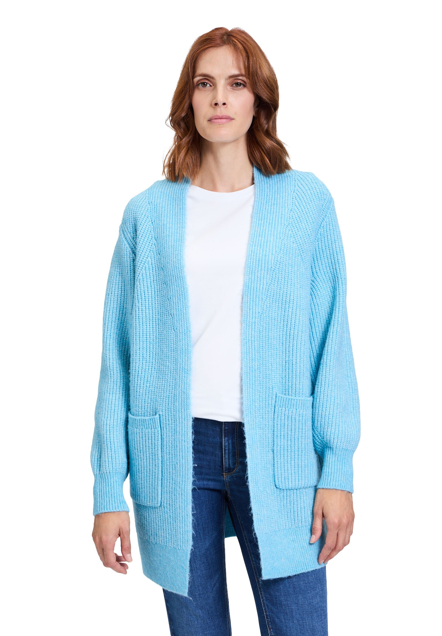 Betty&Co Strickjacke "Betty & Co Strick-Cardigan ohne Verschluss", Struktur