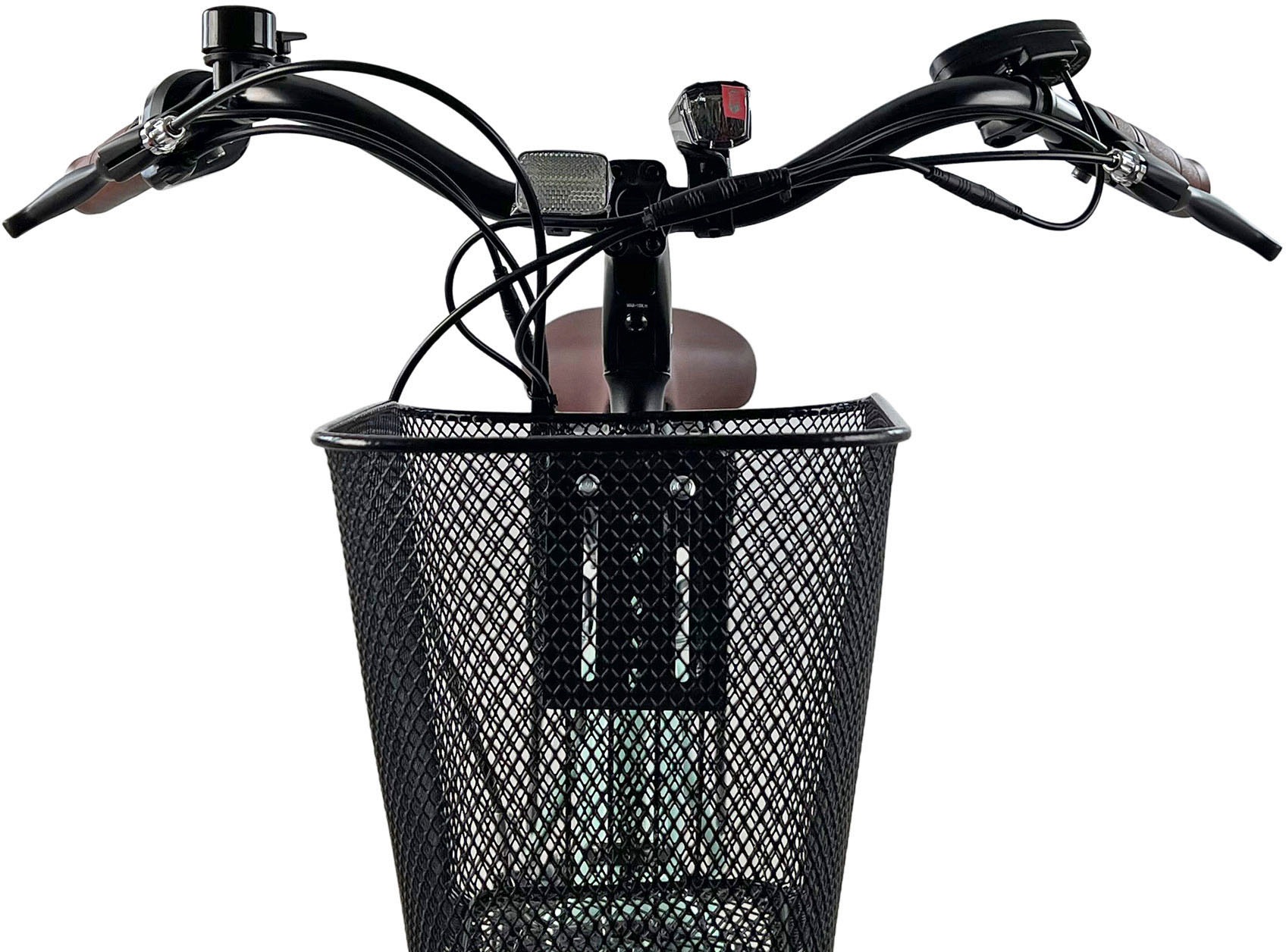 LLobe E-Bike »City E-Bike 26" Shopper mint«, Shimano, Tourney, Heckmotor 250 W