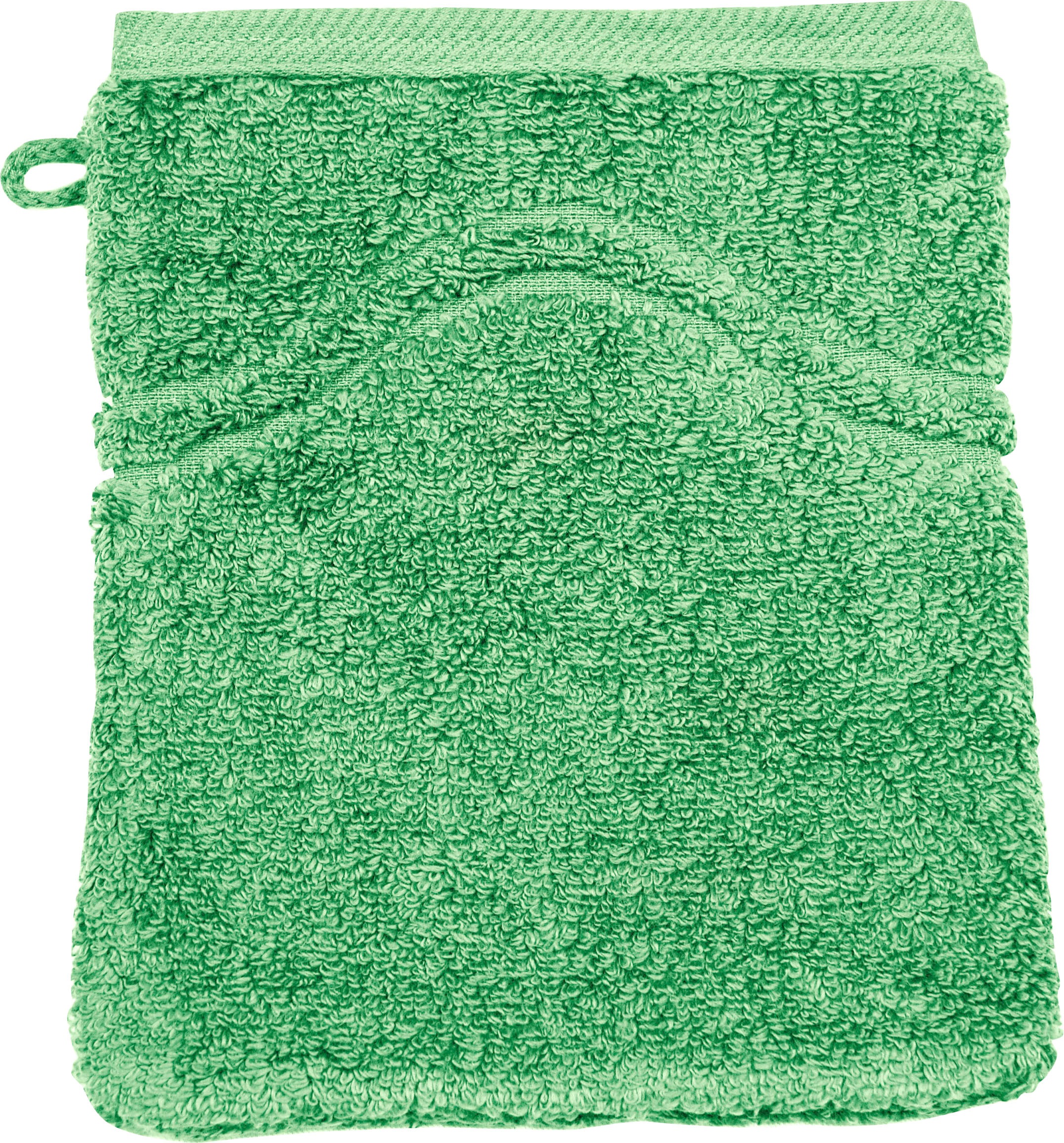 ROSS Waschhandschuh »Cashmere feeling«, (6 St.), mit Wellen-Bordüre