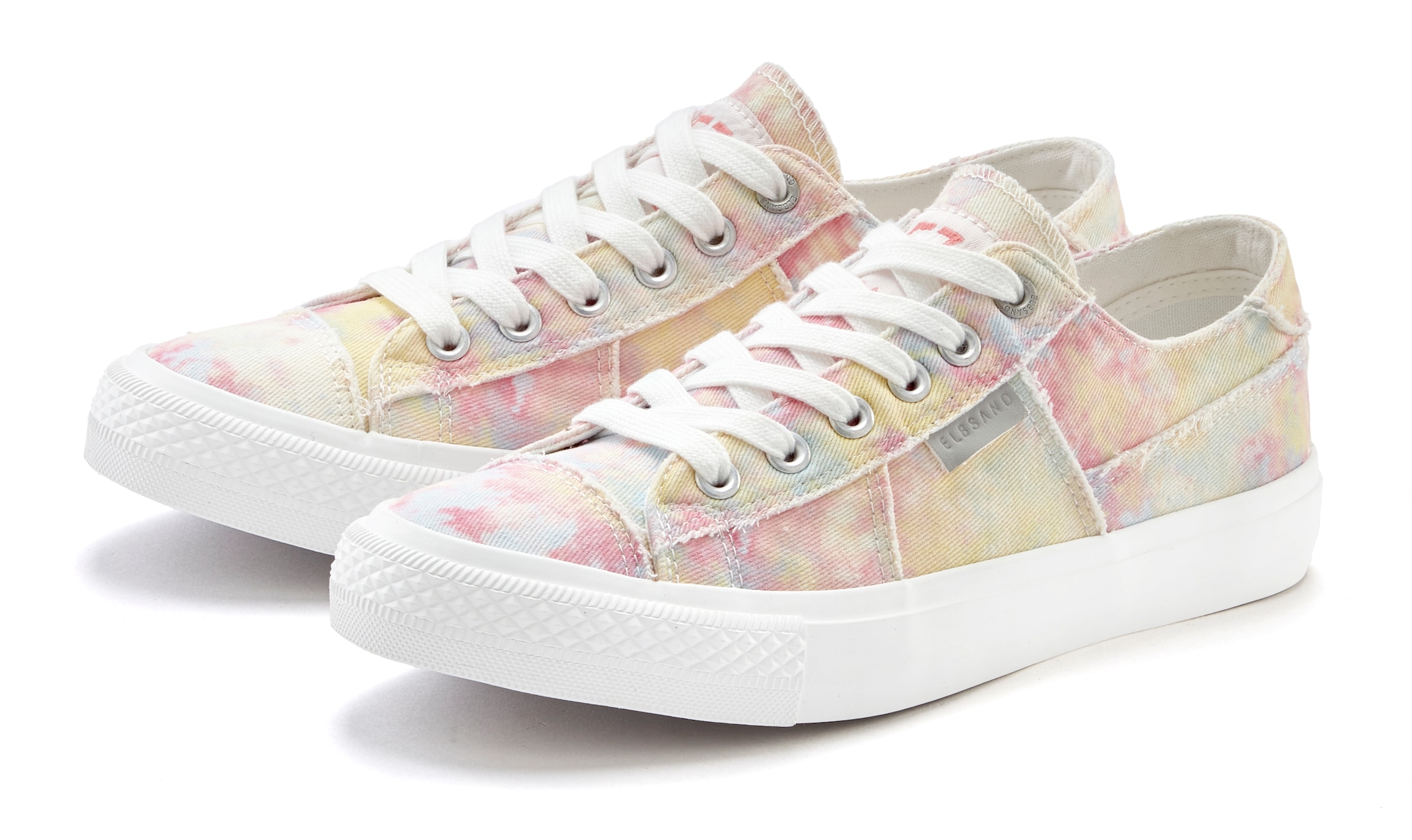 Elbsand Sneaker "Schnürschuh, Stoffschuhe, Textilschuhe, Turnschuh, Freizeitschuh" Schnürhalbschuh aus Textil in modernem Used-Look VEGAN