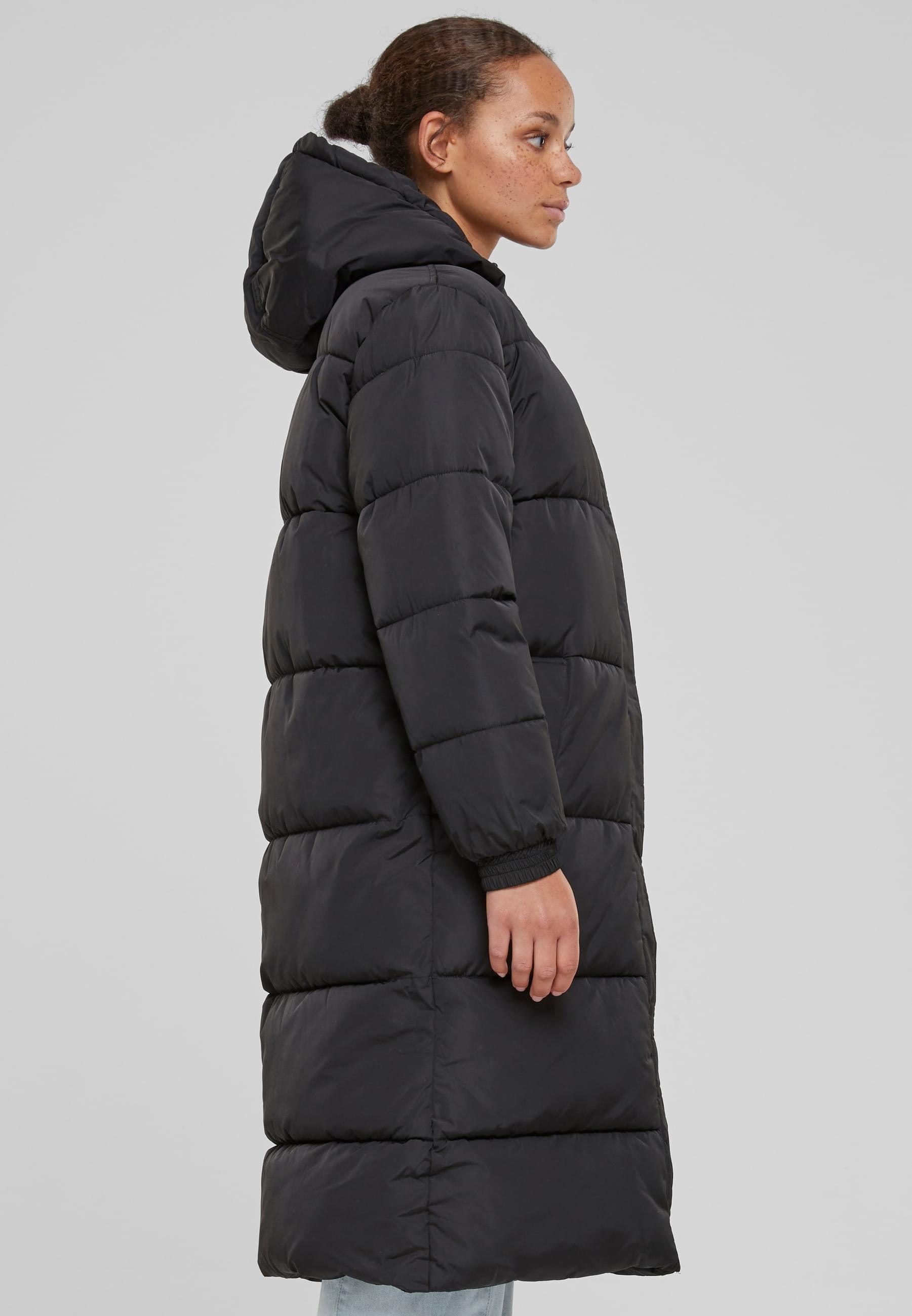 Karl Kani Winterjacke »Karl Kani Damen KW233-030-2 KK Og Hooded Long Puffer Coat«, (1 St.), mit Kapuze