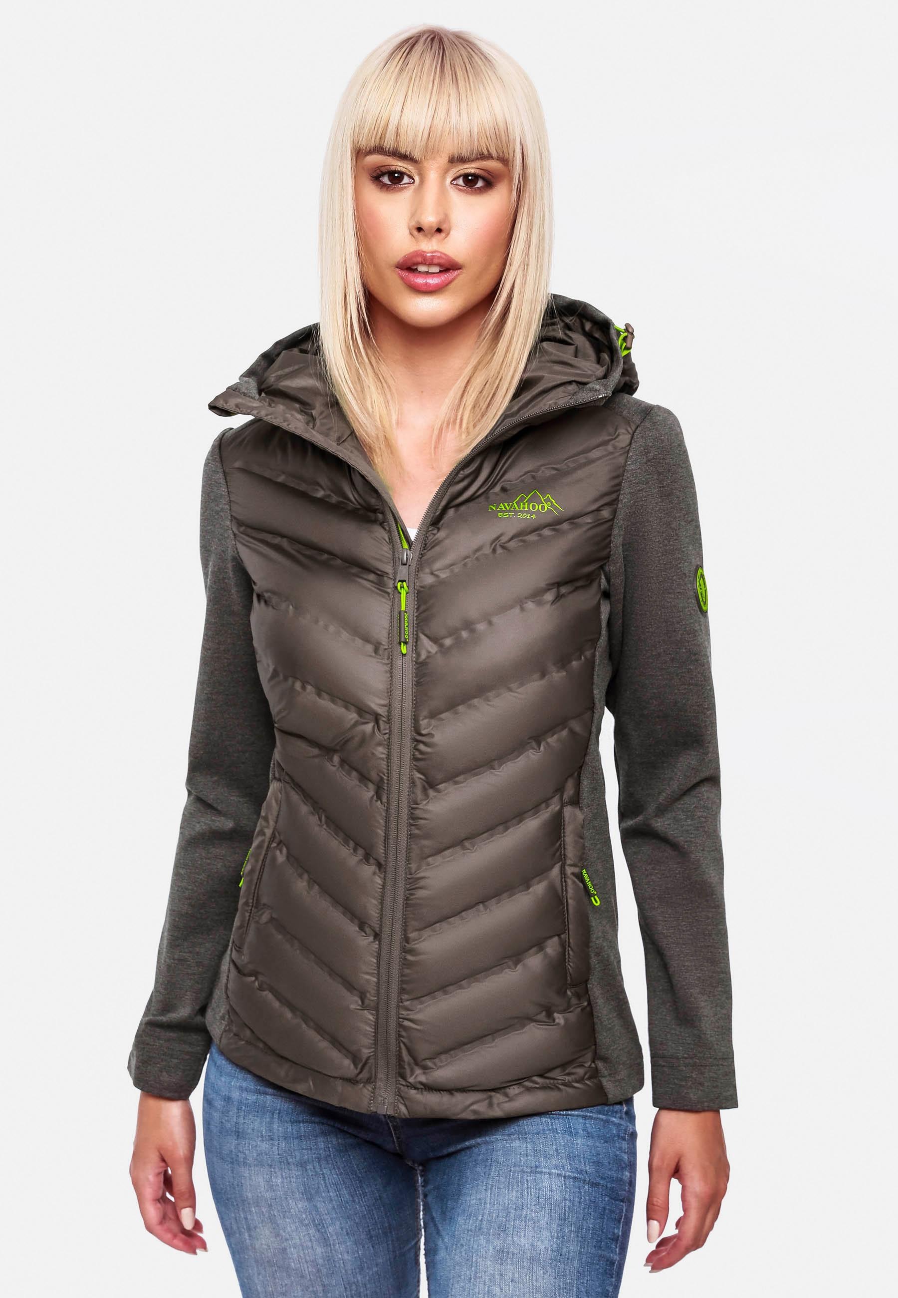 Navahoo Outdoorjacke »Nimm Mich Mit«, mit Kapuze, stylische Übergangsjacke mit Kapuze