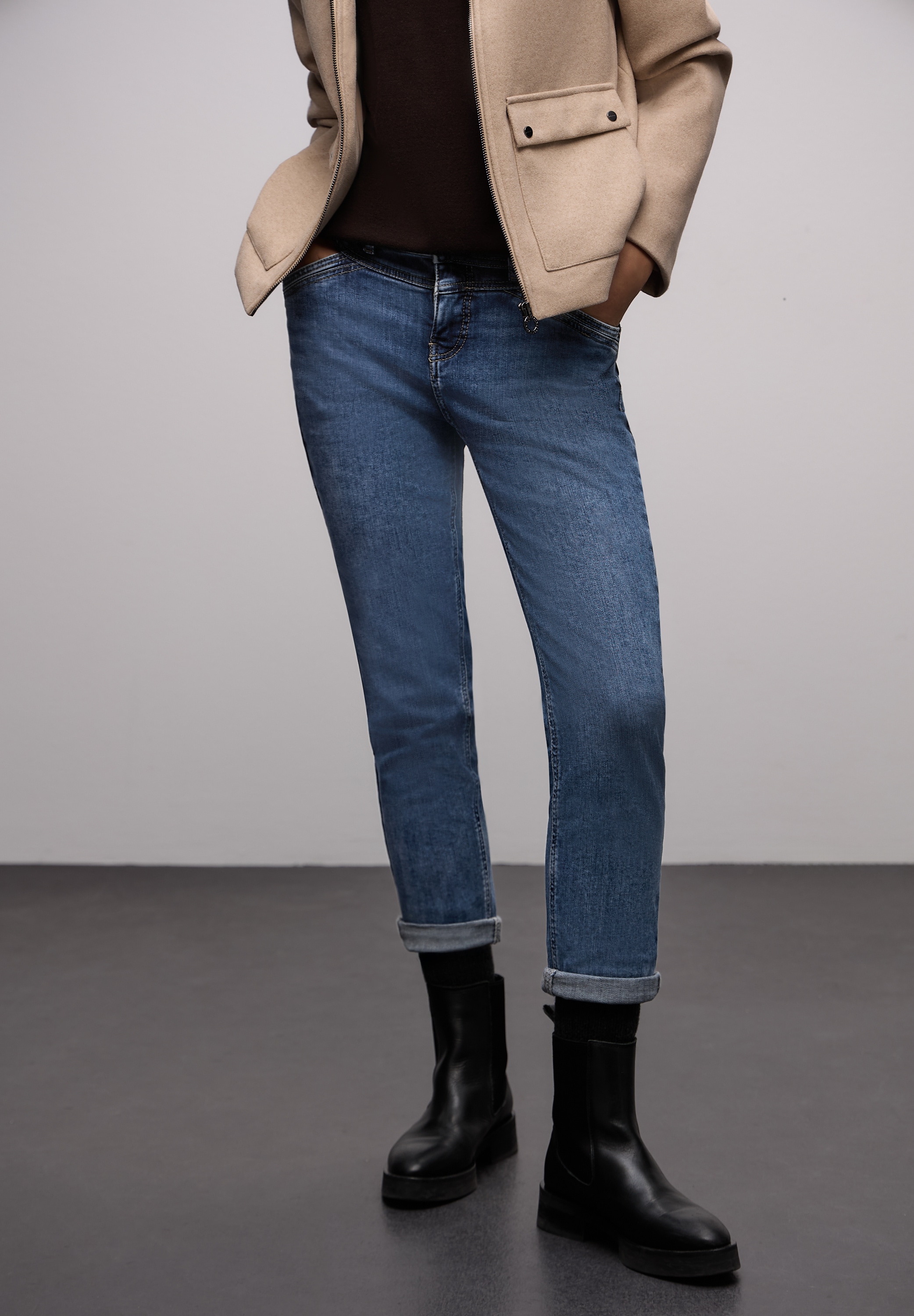 STREET ONE 5-Pocket-Jeans "Style BOYFRIEND" günstig online kaufen