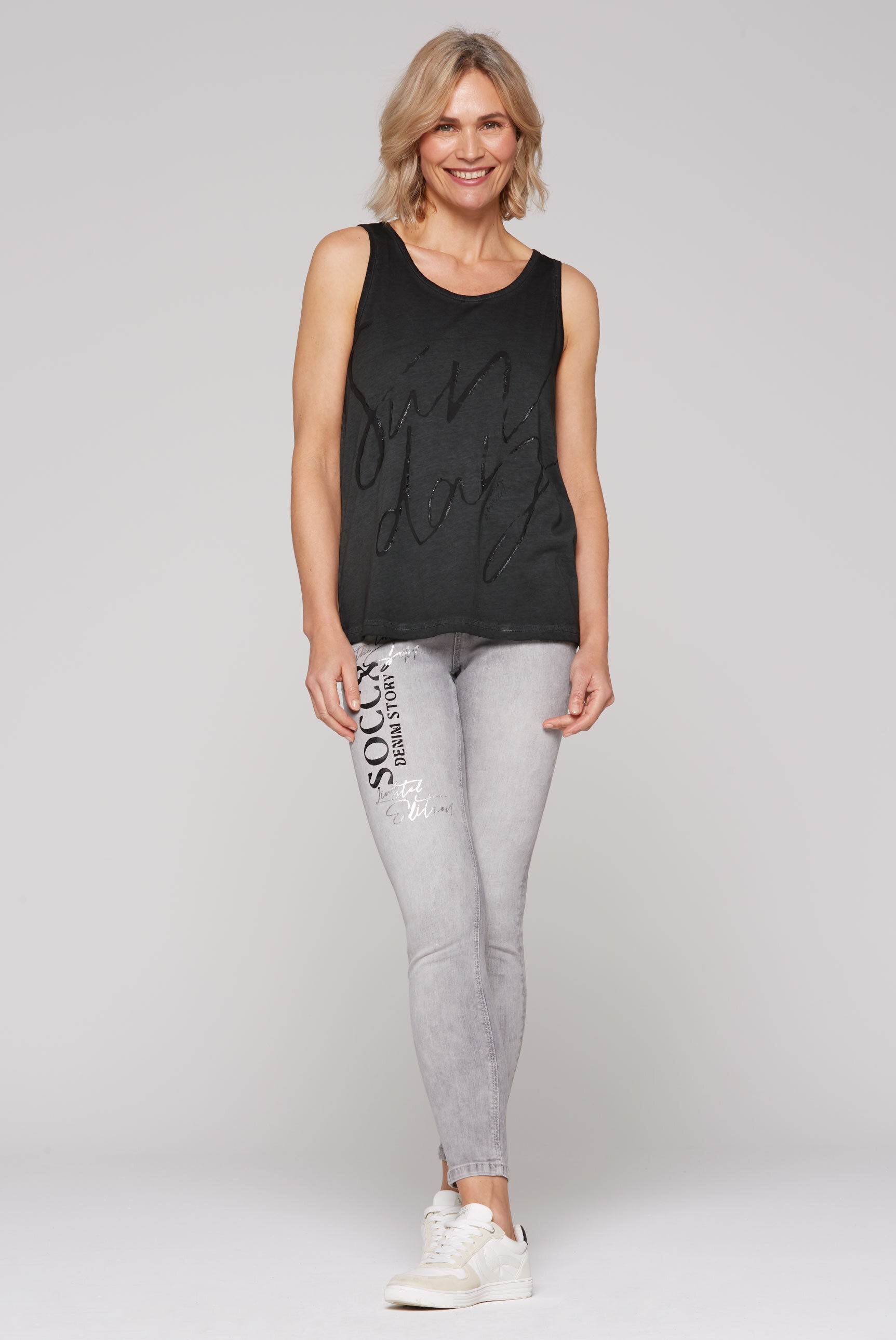 SOCCX Tanktop, aus Baumwolle