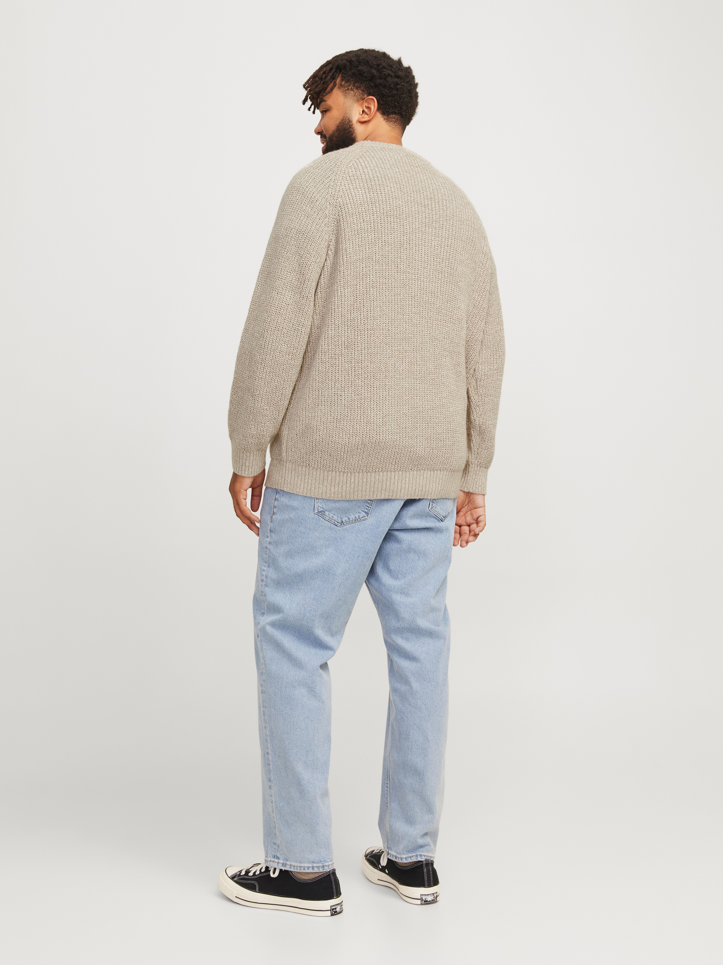 Jack & Jones PlusSize Rundhalspullover »JJJONES KNIT CREW NECK PLS«