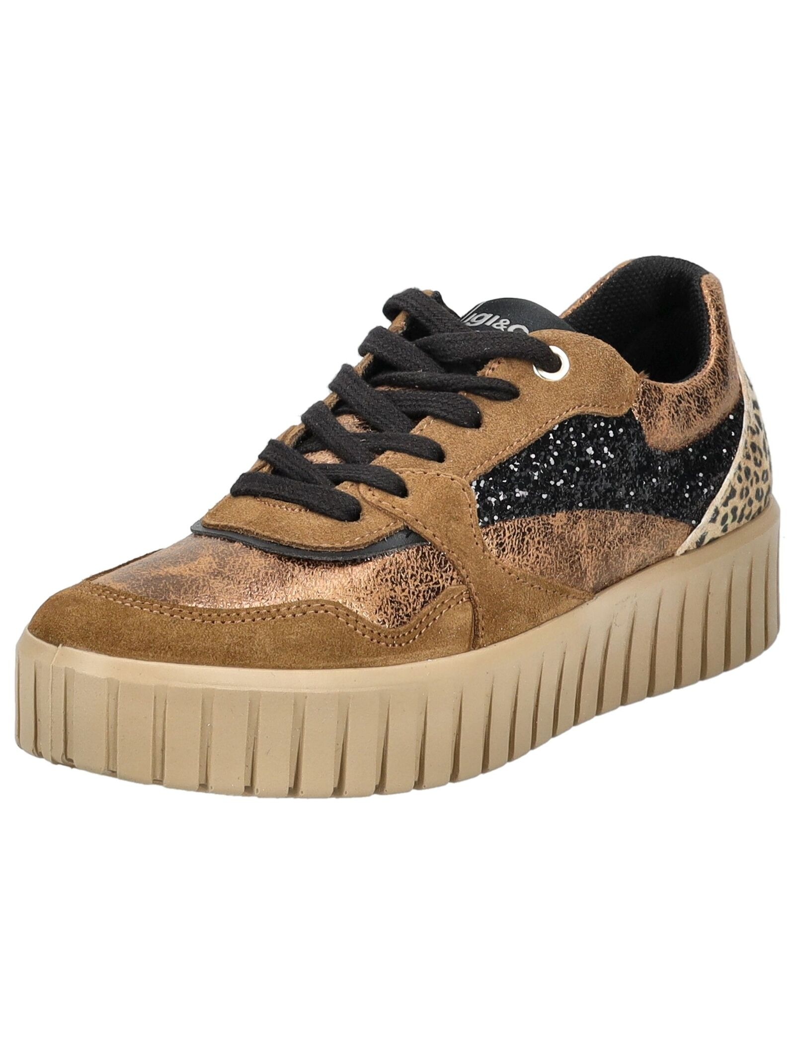 IGI & CO Plateausneaker "IGI & CO Sneaker Veloursleder/Textil" günstig online kaufen