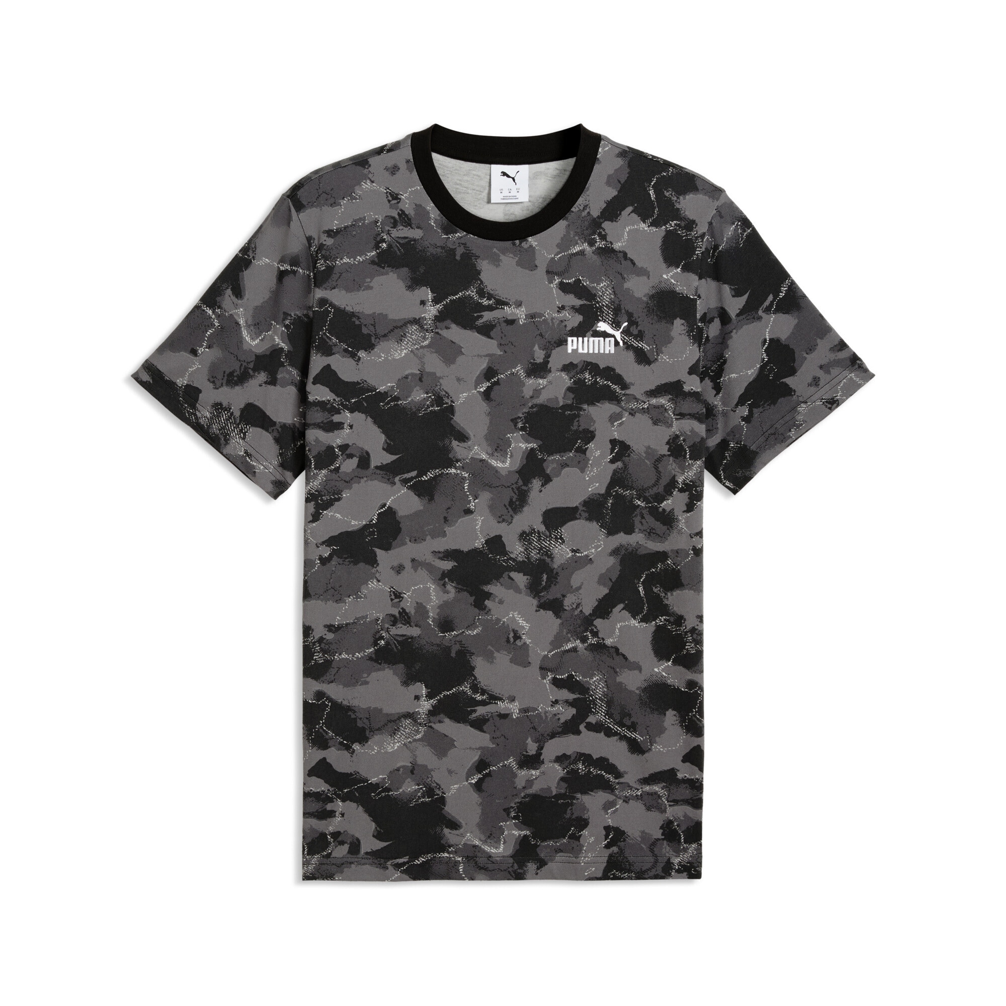 PUMA "Camo Bedrucktes T-Shirt Herren"
