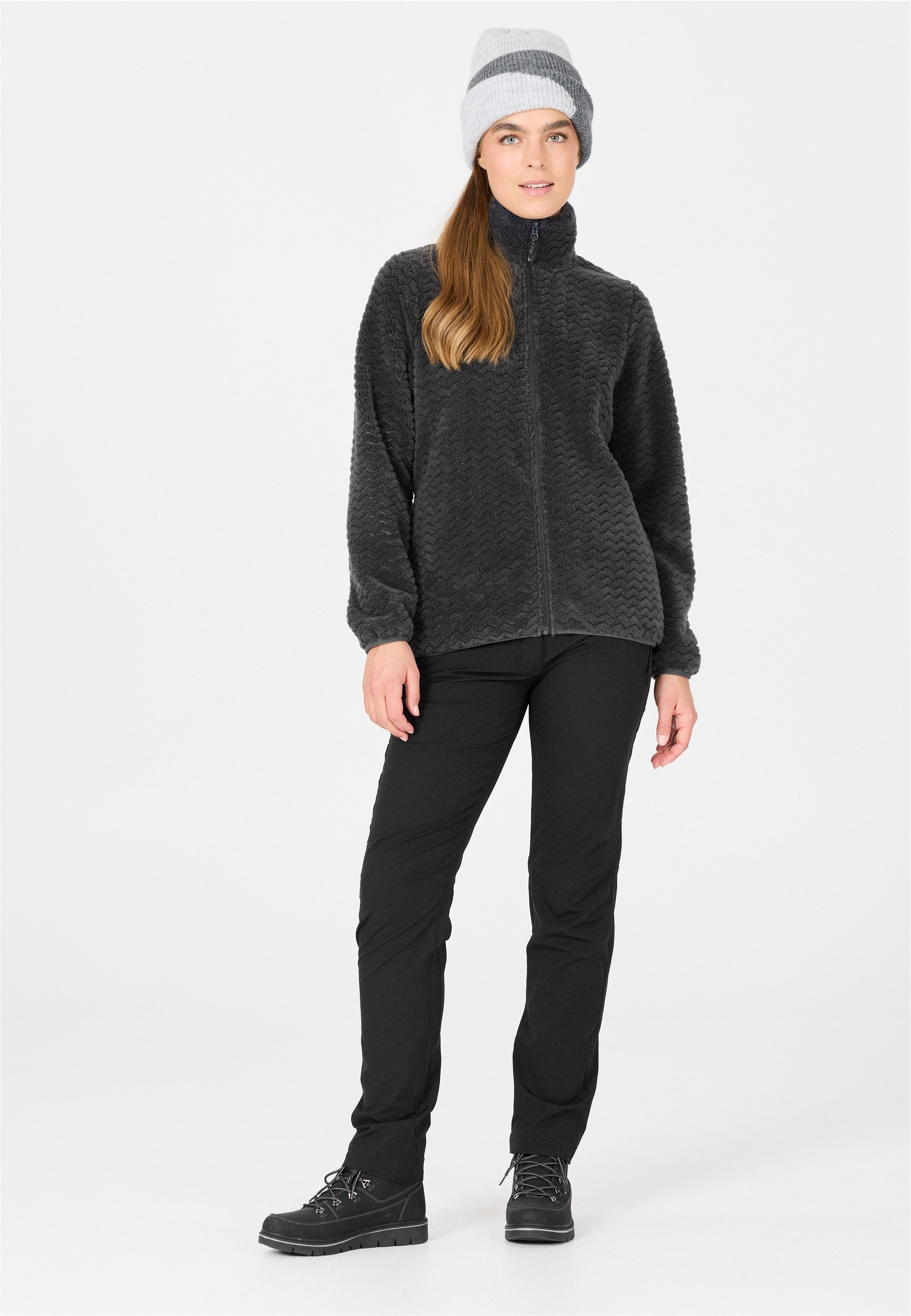 WHISTLER Fleecejacke "Matra", mit stilvollem Muster und kuscheligem Tragege günstig online kaufen