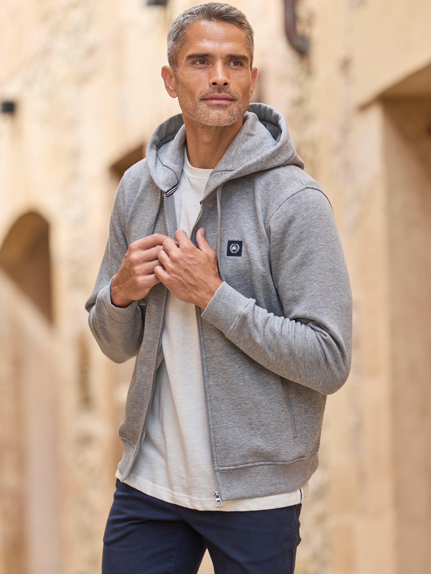 LERROS Sweatjacke "Hoodie Sweat-Jacke" Kapuzensweatjacke mit Tunnelzug und günstig online kaufen