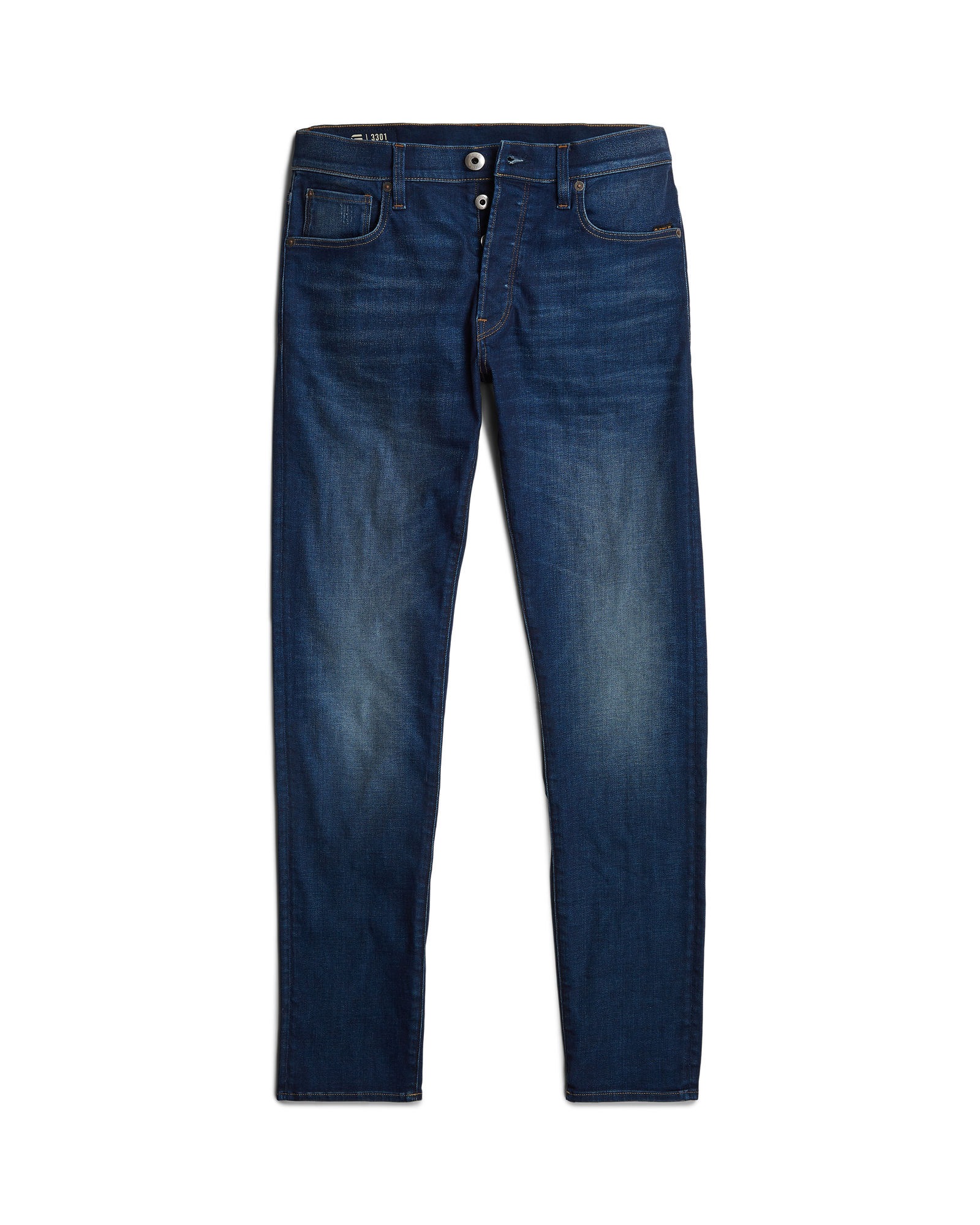 G-star 3301 Slim Worker Jeans Blue Faded 35 2