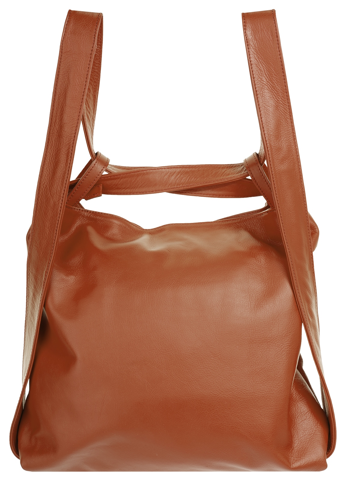 Samantha Look Cityrucksack, echt Leder, Made in Italy