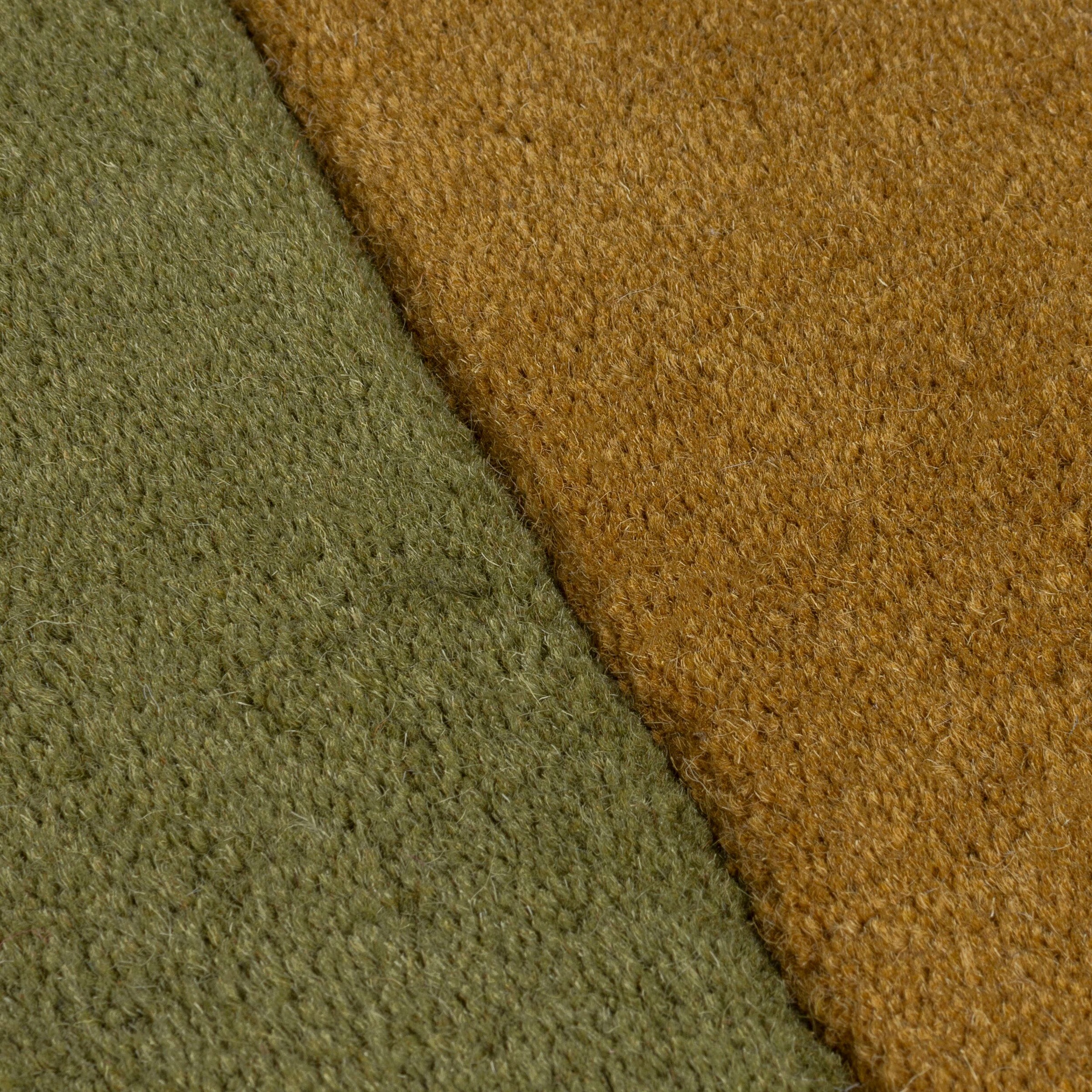 Wollteppich FLAIR RUGS "LOZENGE", bunt (bunt, grün), B:120cm H:10mm L:180cm, Wolle, Teppiche, Kurzflor, Retro Muster 2