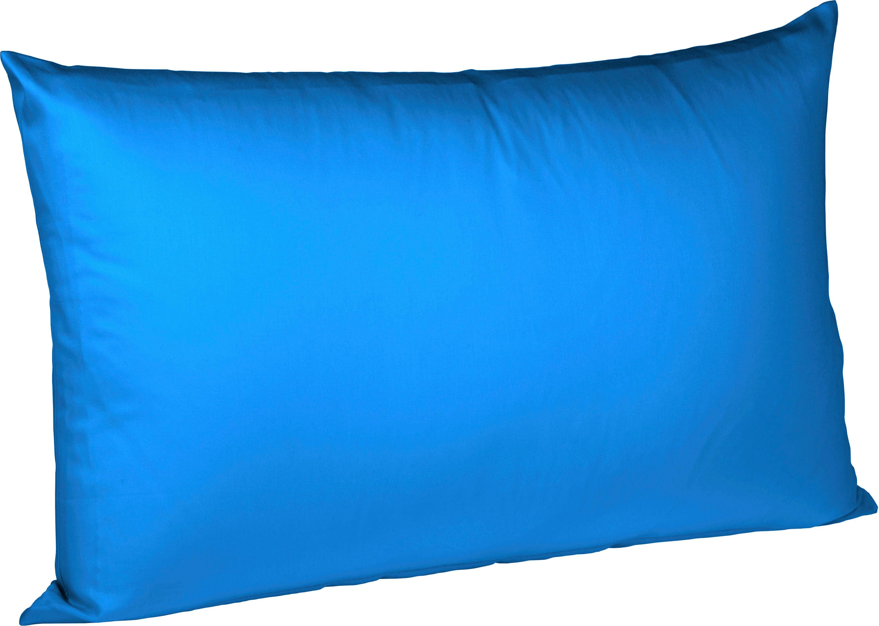fleuresse Kissenbezug "Colours Mako Satin, 100% Baumwolle, mit Reißverschluss" Mako Satin, glänzend, glatt, Premium Qualität