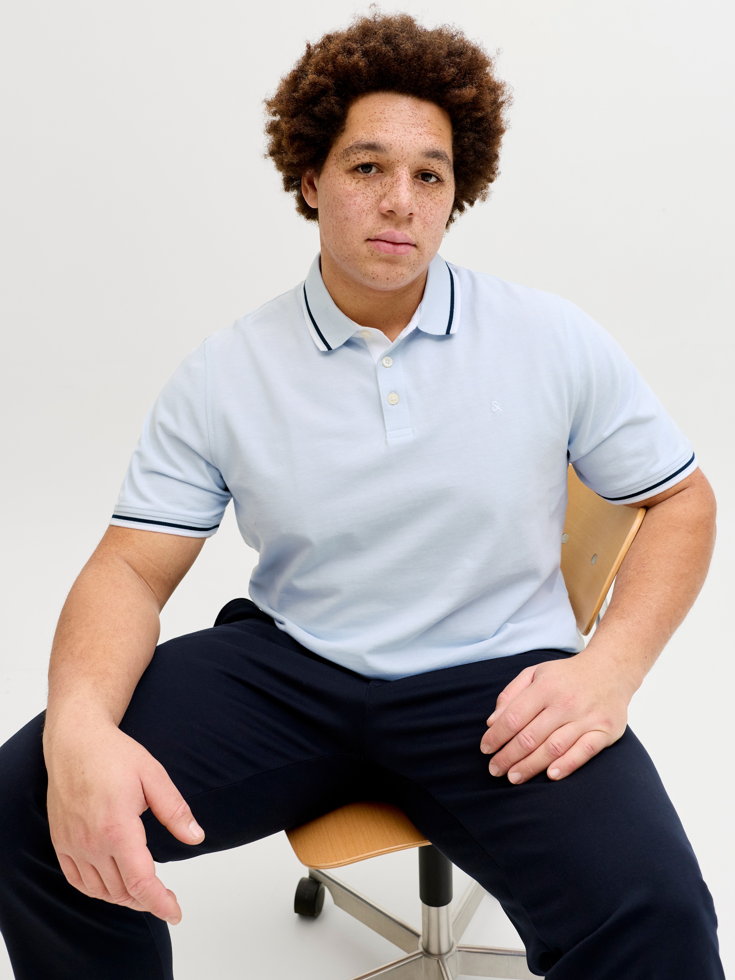 Jack & Jones PlusSize "JJEPAULOS POLO SS NOOS PLS" Baumwolle, regular fit günstig online kaufen