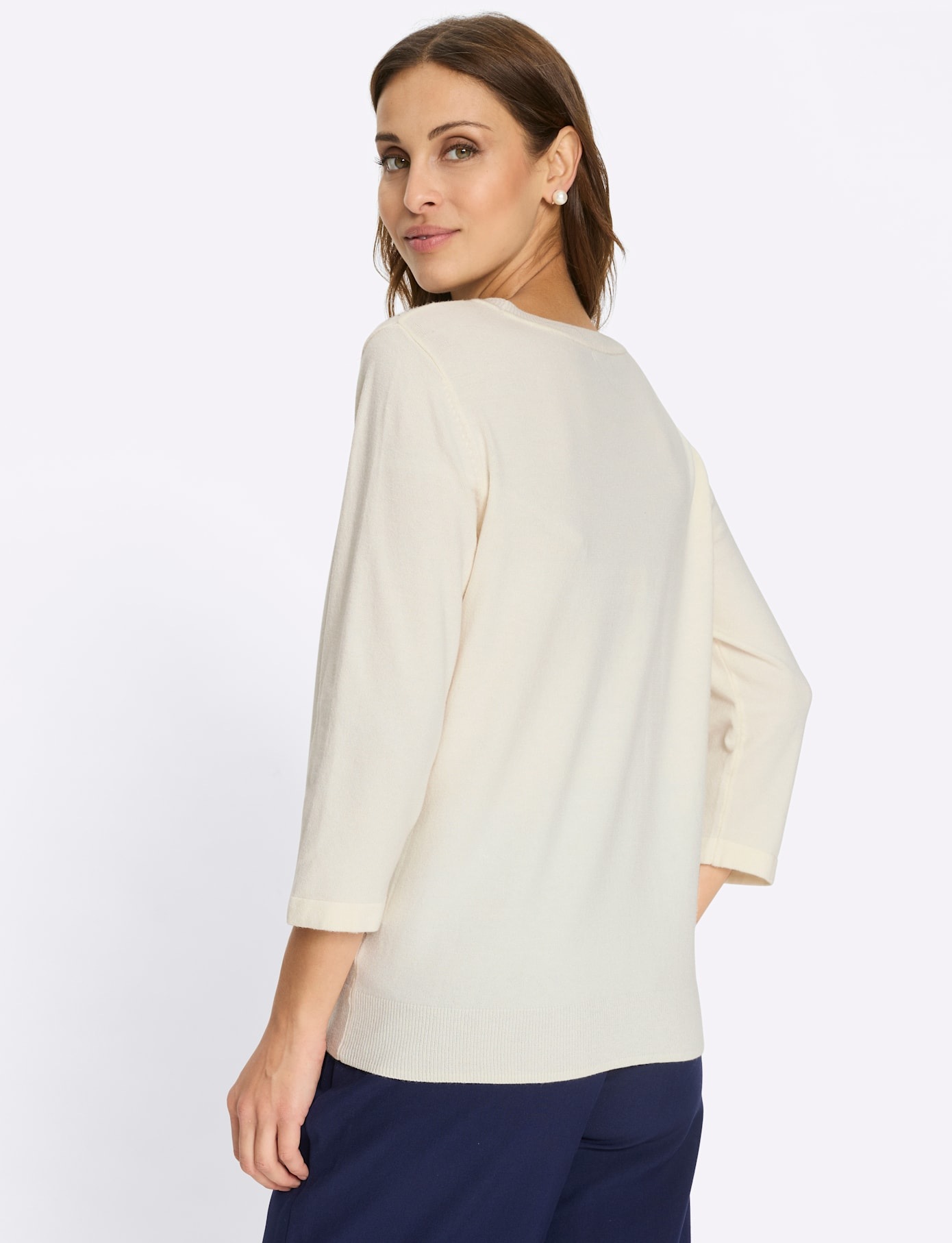 Thumbnail - Lady 3/4 Arm-Pullover "Feinstrickpullover"