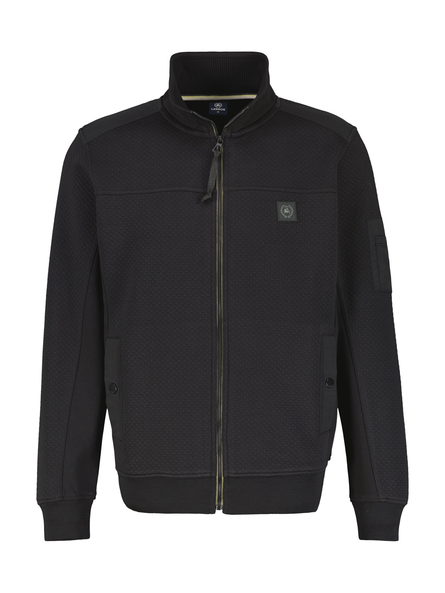 Lerros Sweatjacke, mit Logo Stickerei