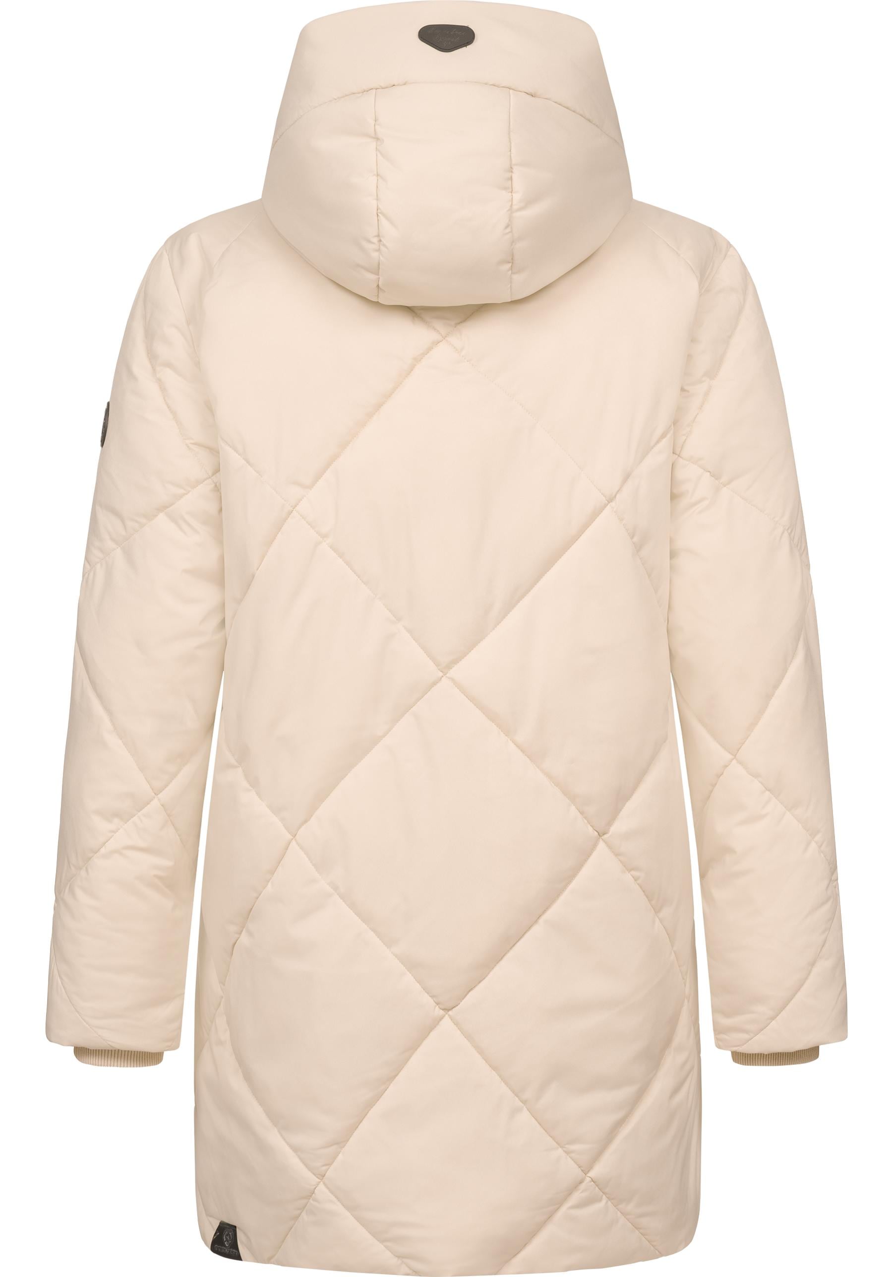 Ragwear Steppmantel »Diamanta«, Wasserdichter Damen Kurzmantel mit Kapuze