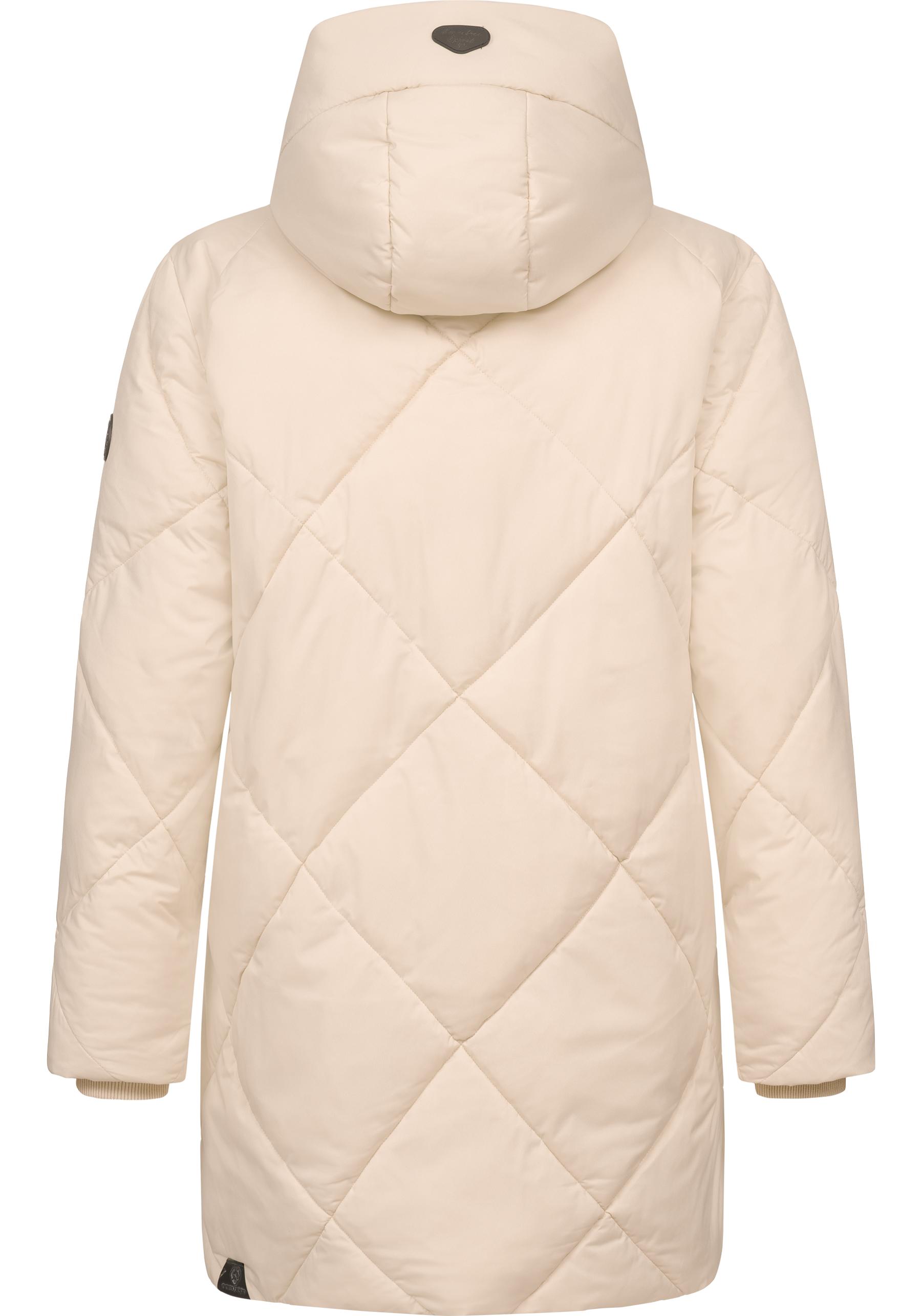 Thumbnail - Ragwear Steppmantel "Diamanta", Wasserdichter Damen Kurzmantel mit Kapuze