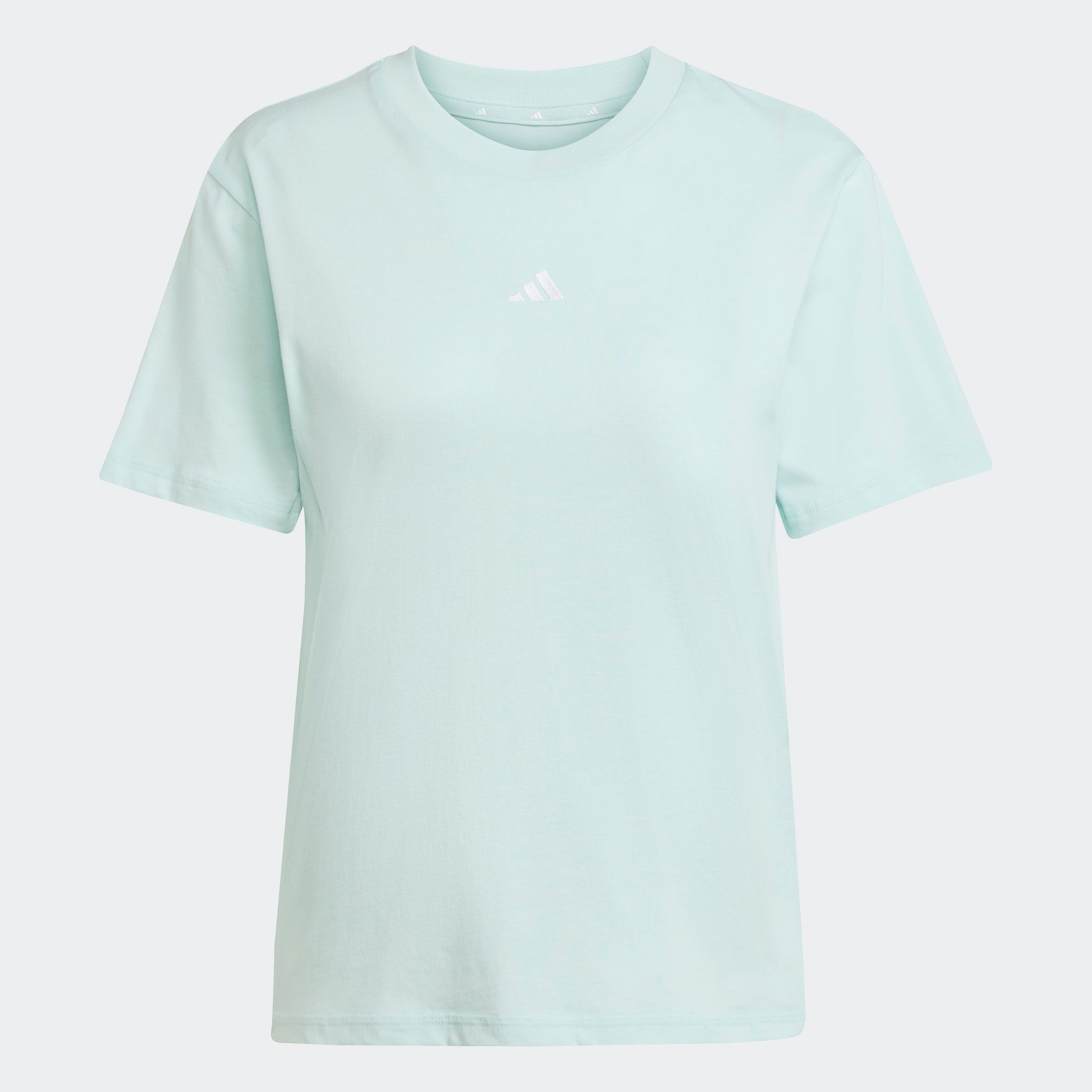 adidas Sportswear T-Shirt »ESSENTIALS SMALL LOGO COTTON« Basic Design, Rundhalsausschnitt, mit kleinem 3-Streifen Logo
