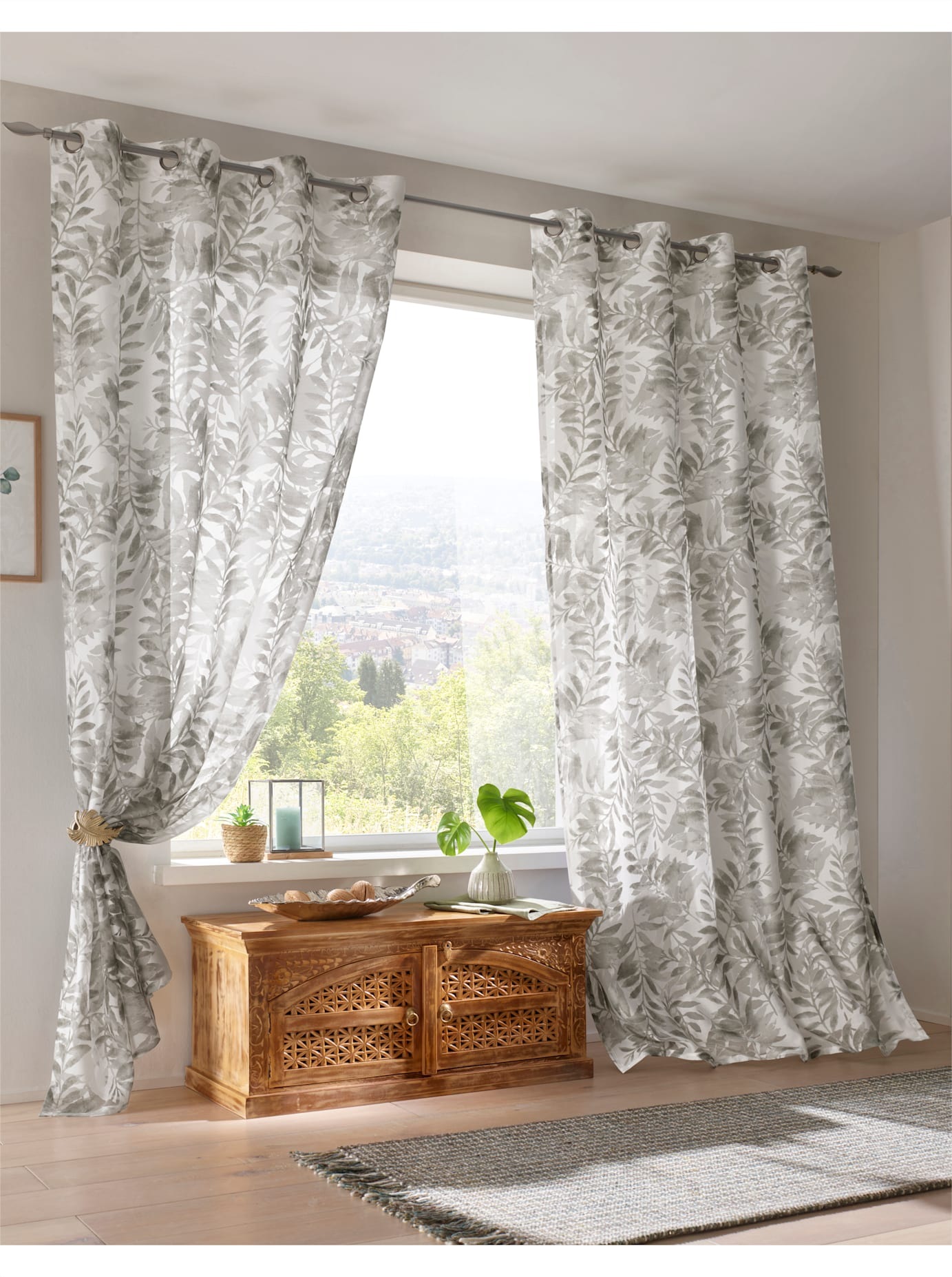 heine home Gardine Ösen 1 Stk. tlg. günstig online kaufen