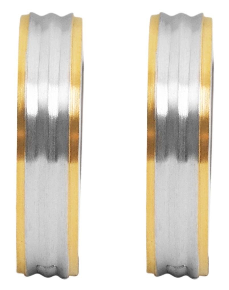 Adelia´s Paar Creolen »Neuheit 2025 - Damen Creolen aus mattem Edelstahl Ø 16 mm«