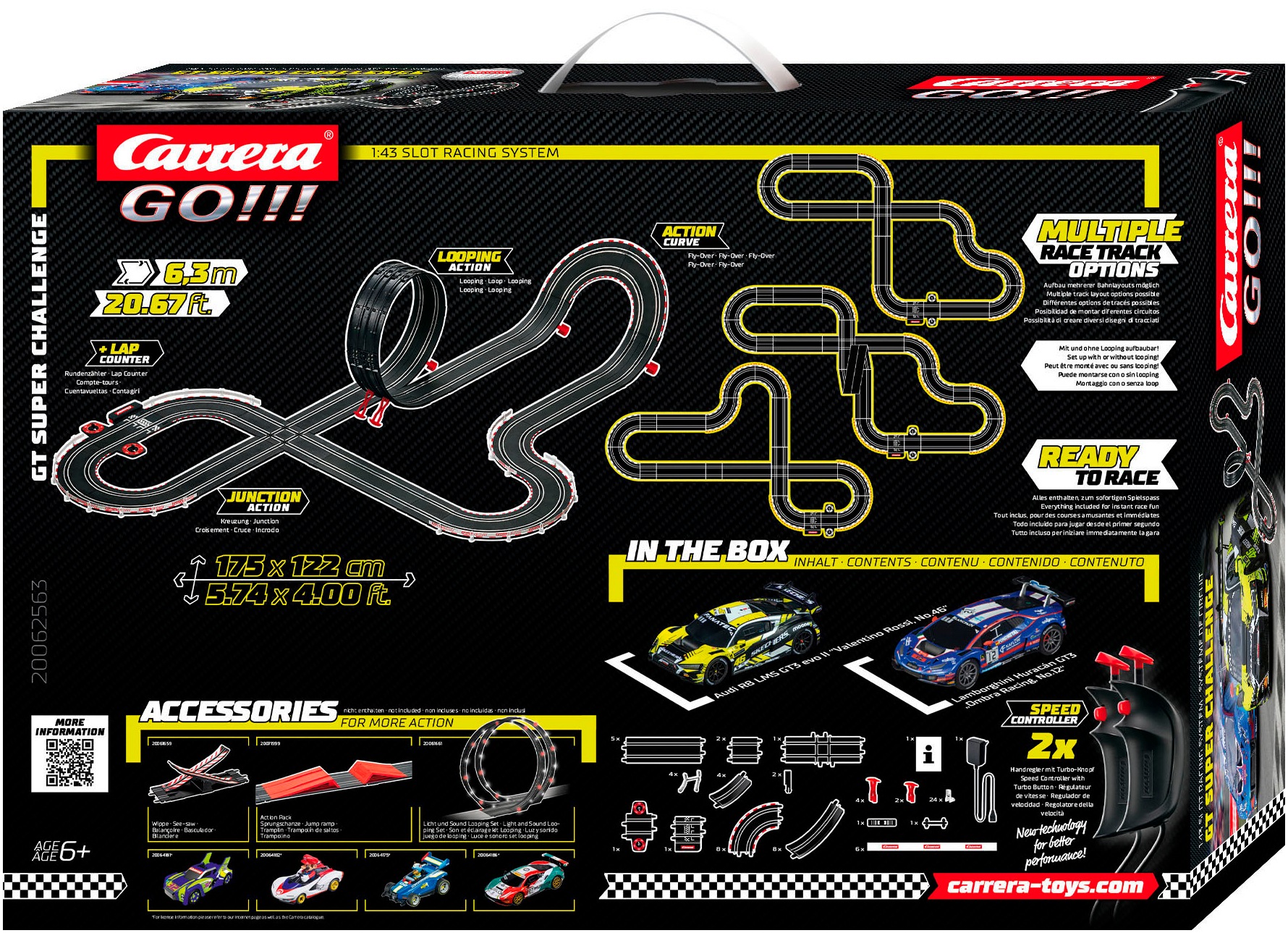 Carrera® Autorennbahn »Carrera GO!!! - GT Super Challenge«