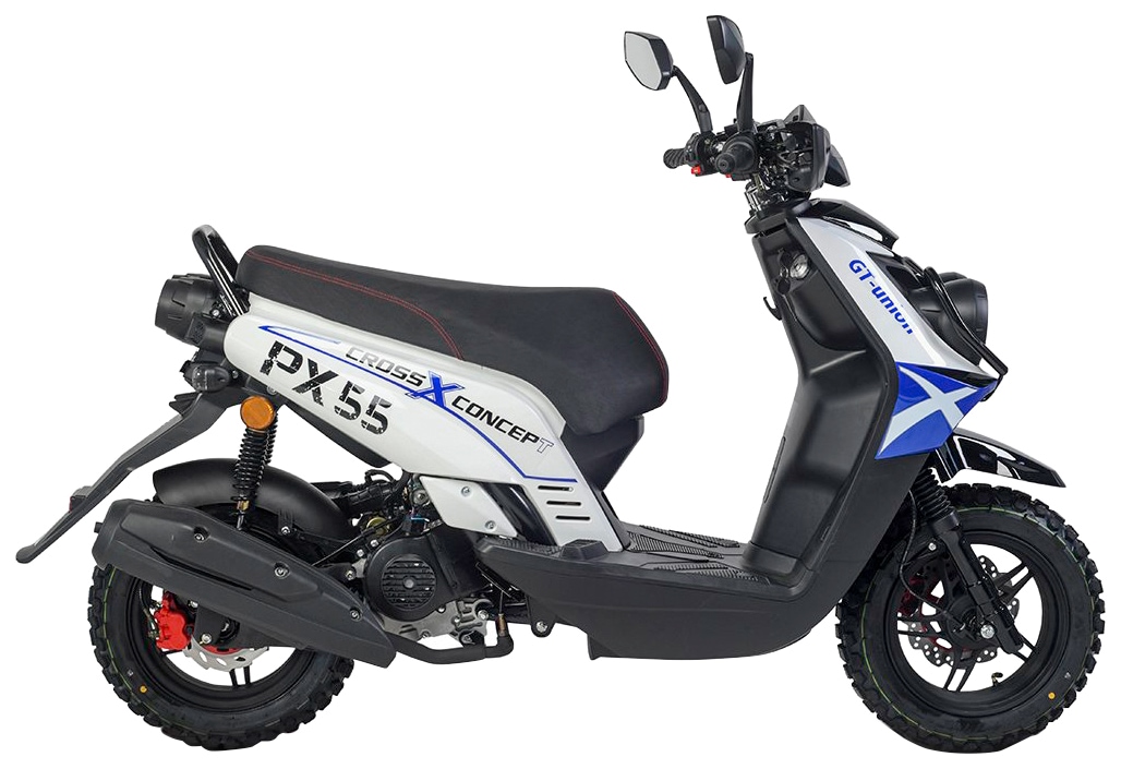GT UNION Motorroller »PX55 Cross Conzept 45«, 49,6 cm³, 45 km/h, Euro 5, 3 PS, Luftgekühlter Motor