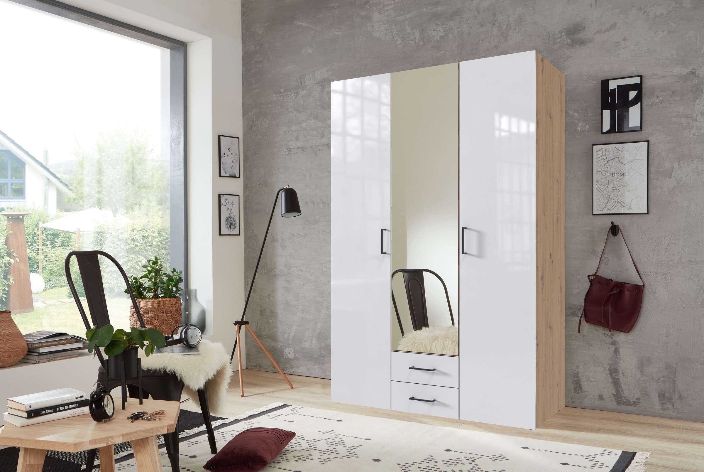 Wimex Kleiderschrank "Mugano, in vielen Breiten, 208 oder 236cm hoch, Made günstig online kaufen