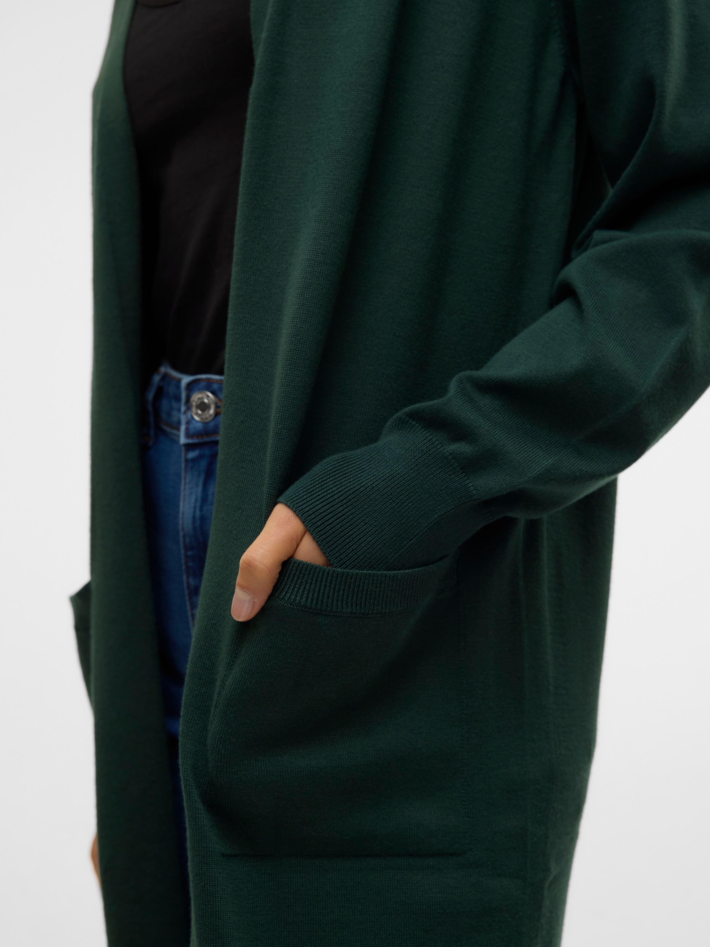 Vero Moda Longstrickjacke "VMSILJE LS OPEN CARDIGAN GA NOOS" günstig online kaufen