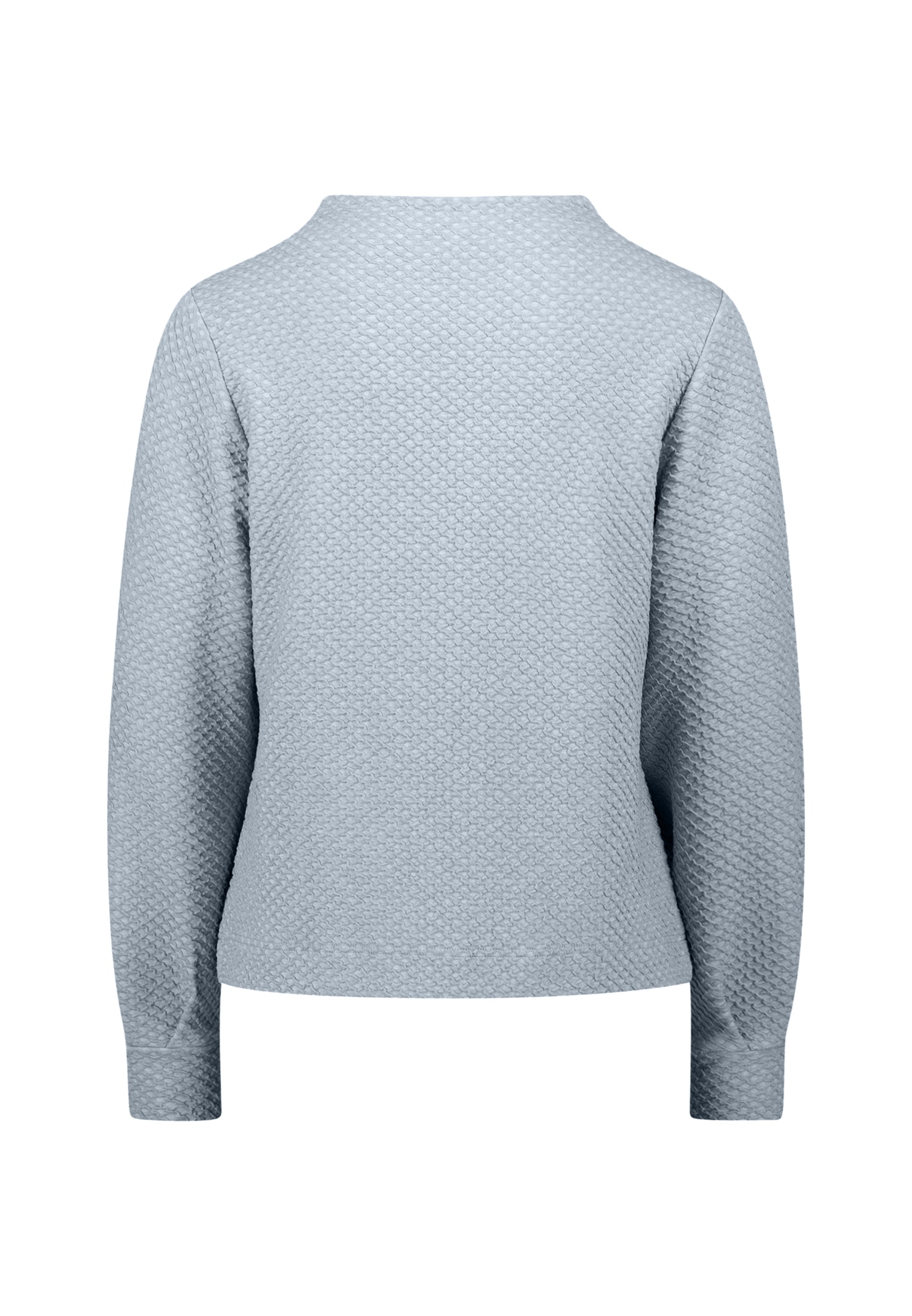 Zero Sweatshirt »zero Damen Sweatshirt strukturiert Stehkragen«, strukturiert