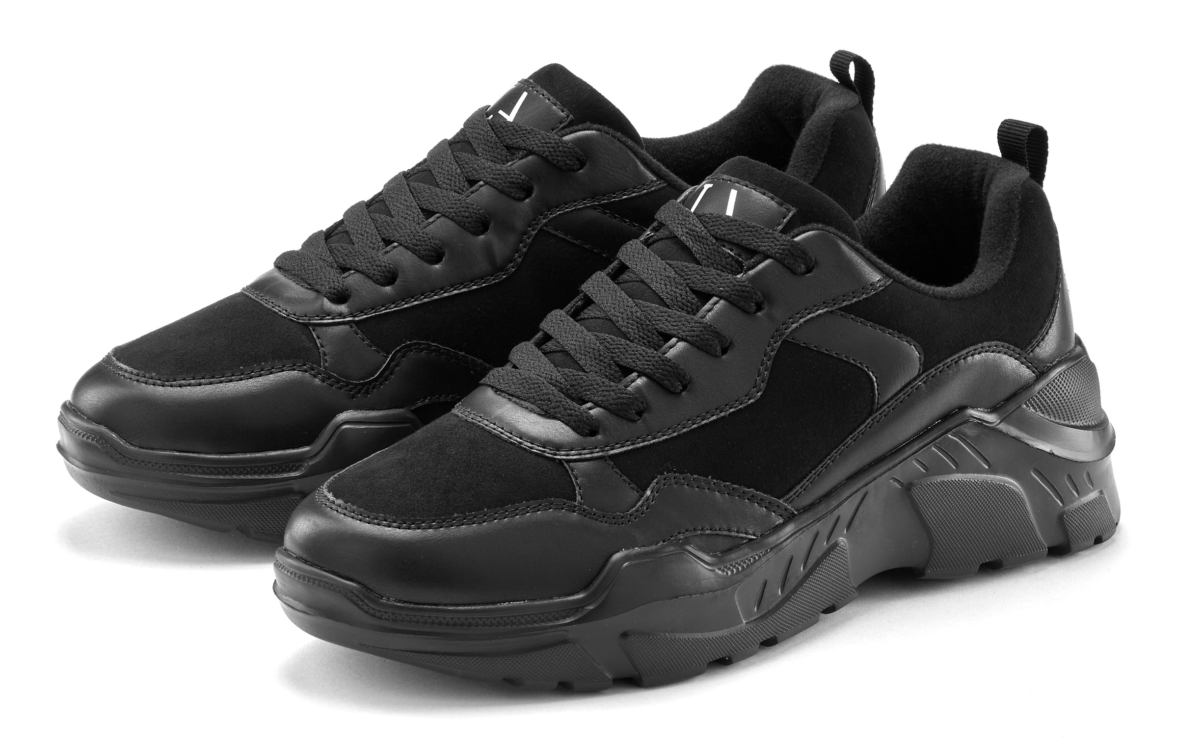 LASCANA Sneaker "Turnschuhe," Halbschuh, Sportschuh, leichte Chunky Sohle, günstig online kaufen