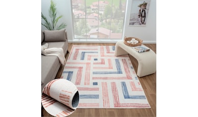 Teppich »Chloe«, rechteckig, bedruckt, modernes Design, In- & Outdoor geeignet, waschbar