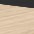 Eiche Satin Natur + Schwarz