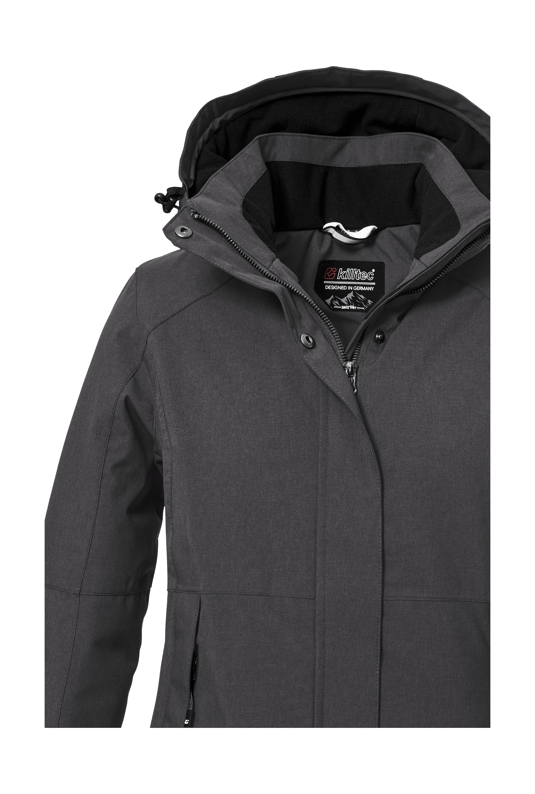Killtec Outdoorjacke »KOW 37 WMN JCKT«, Wasserdichte Damen Funktionsjacke mit abnehmbarer Kapuze