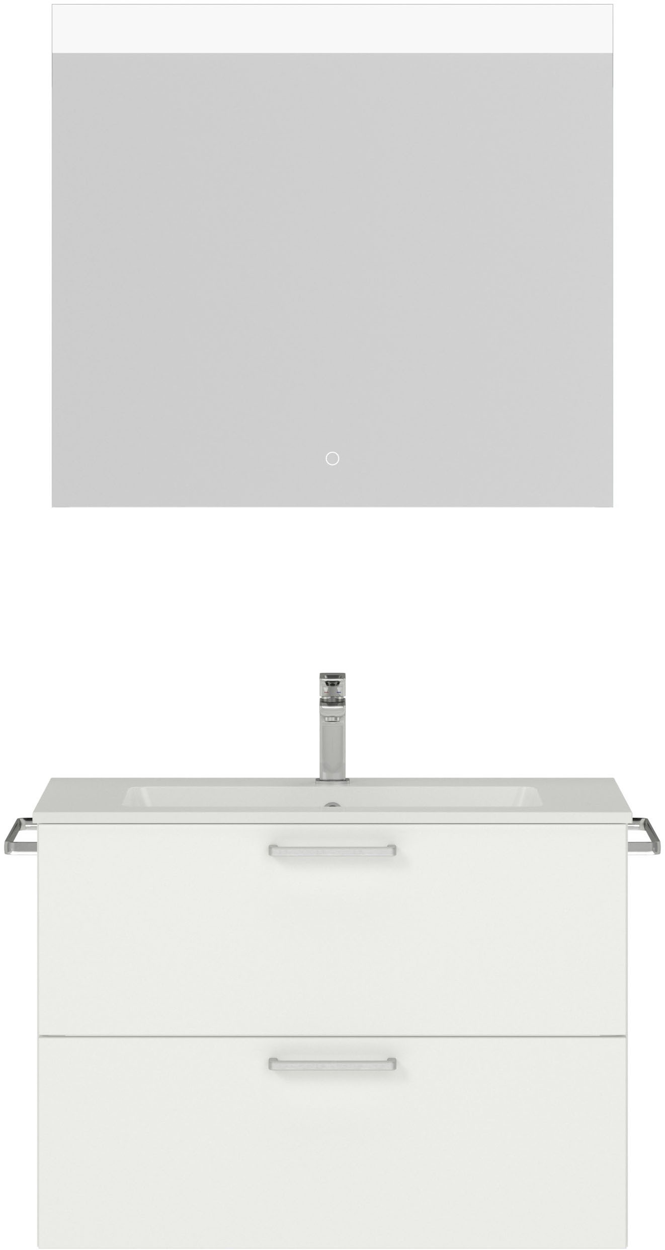 nobilia Badmöbel-Set "Tolvina" vormontiert, mit Soft-Close, 2 Stk. tlg. günstig online kaufen