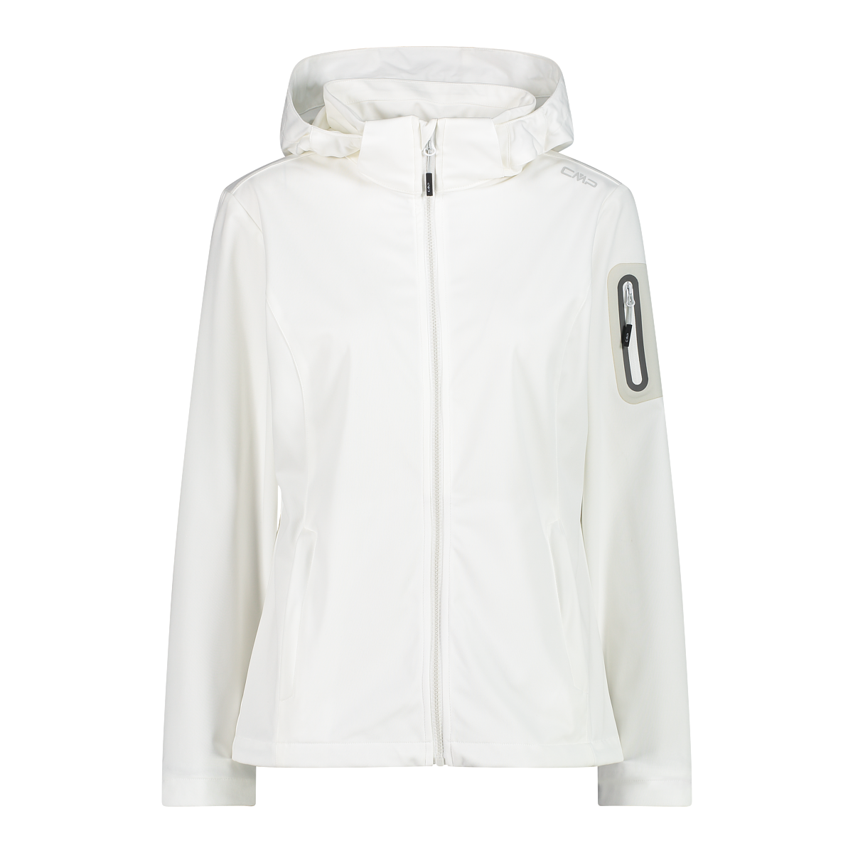 CMP Softshelljacke, mit Kapuze, Atmungsaktiv & Windabweisend & Wasserabweisend & Leichtes Material