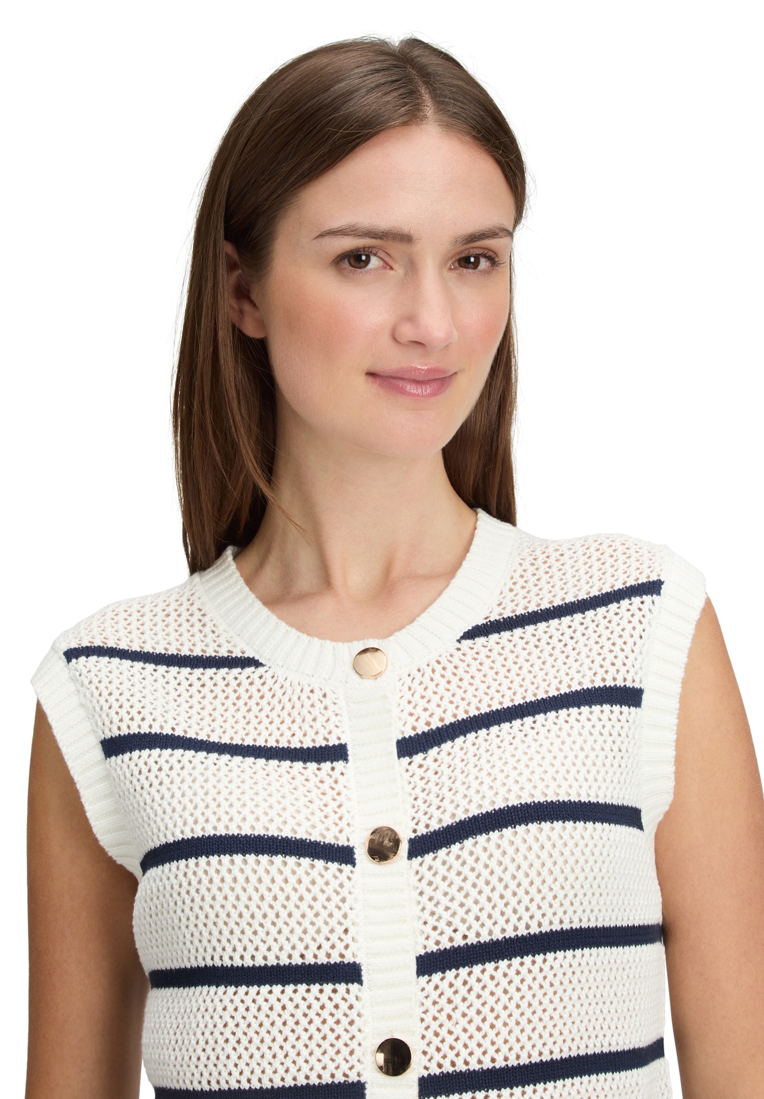 Betty&Co Strickjacke »Damen mit Lochmuster« 1 tlg.