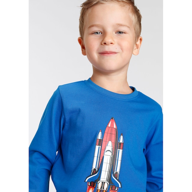 kaufen »RAKETE« online KIDSWORLD Langarmshirt | BAUR