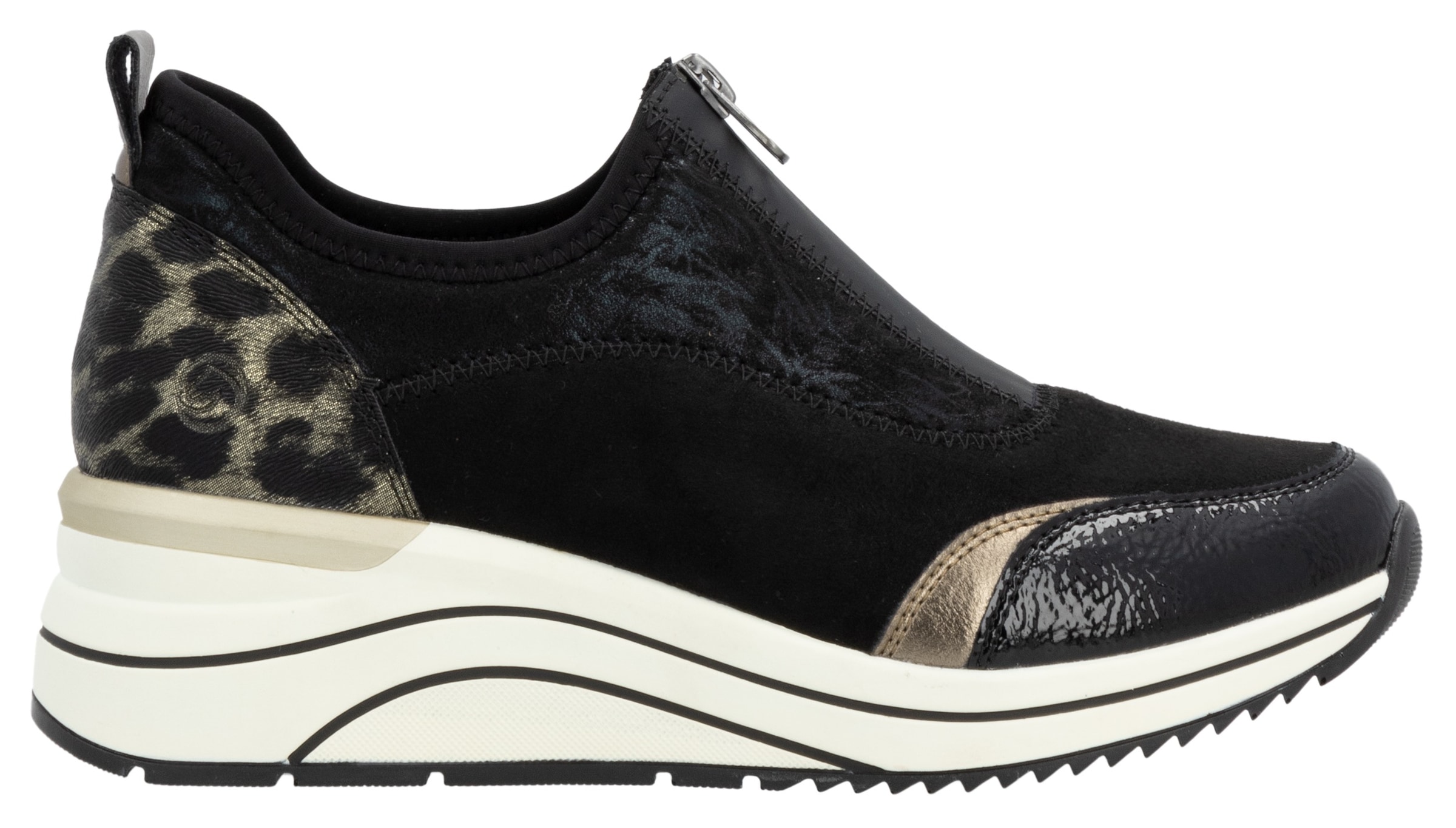 Remonte Slip-On Sneaker »Elisabeth Hurley-Collection«, Keilsneaker, Slipper, Schlupfschuh, Freizeitschuh, vegan