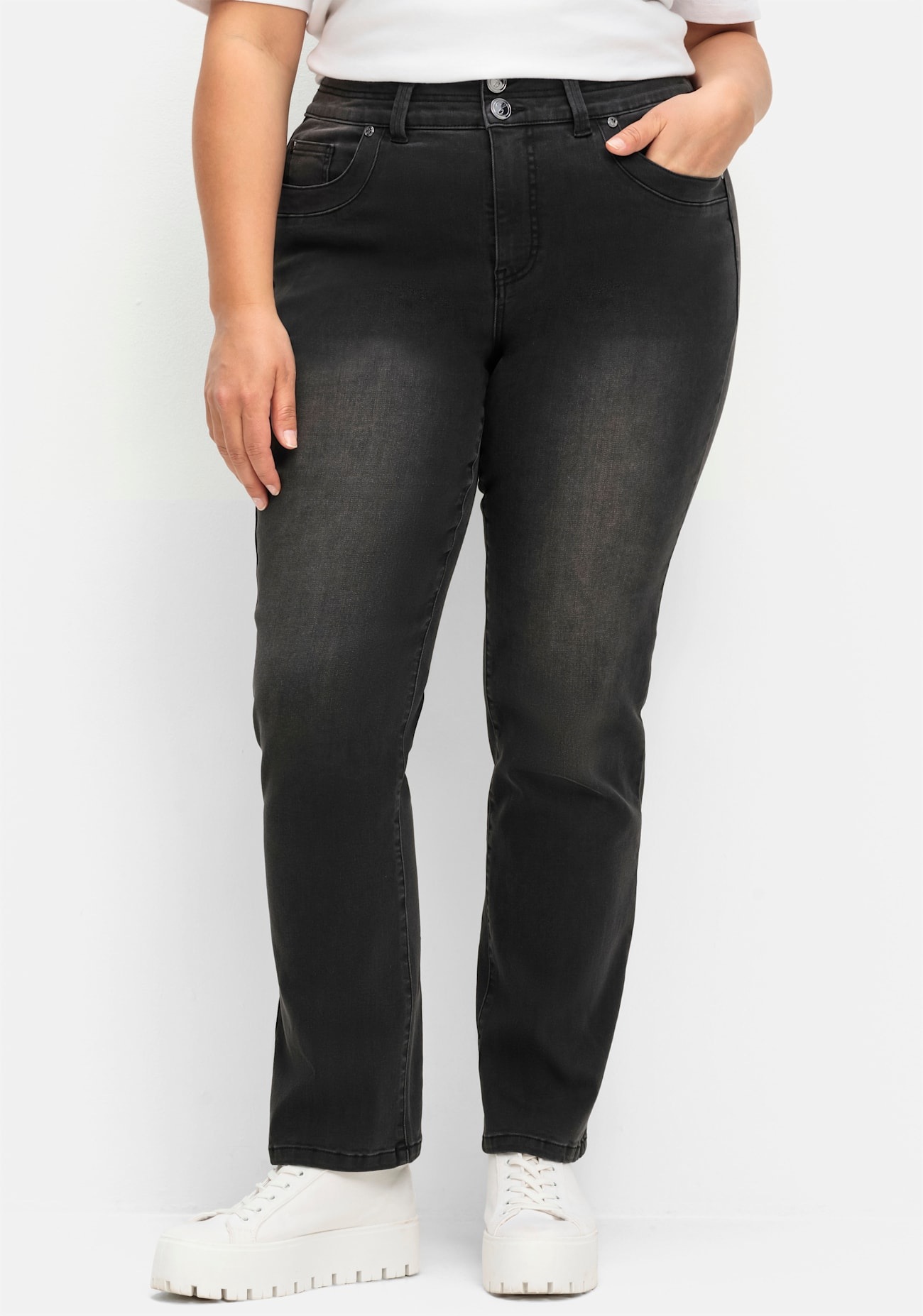 Sheego Bequeme Jeans, (1 tlg.)
