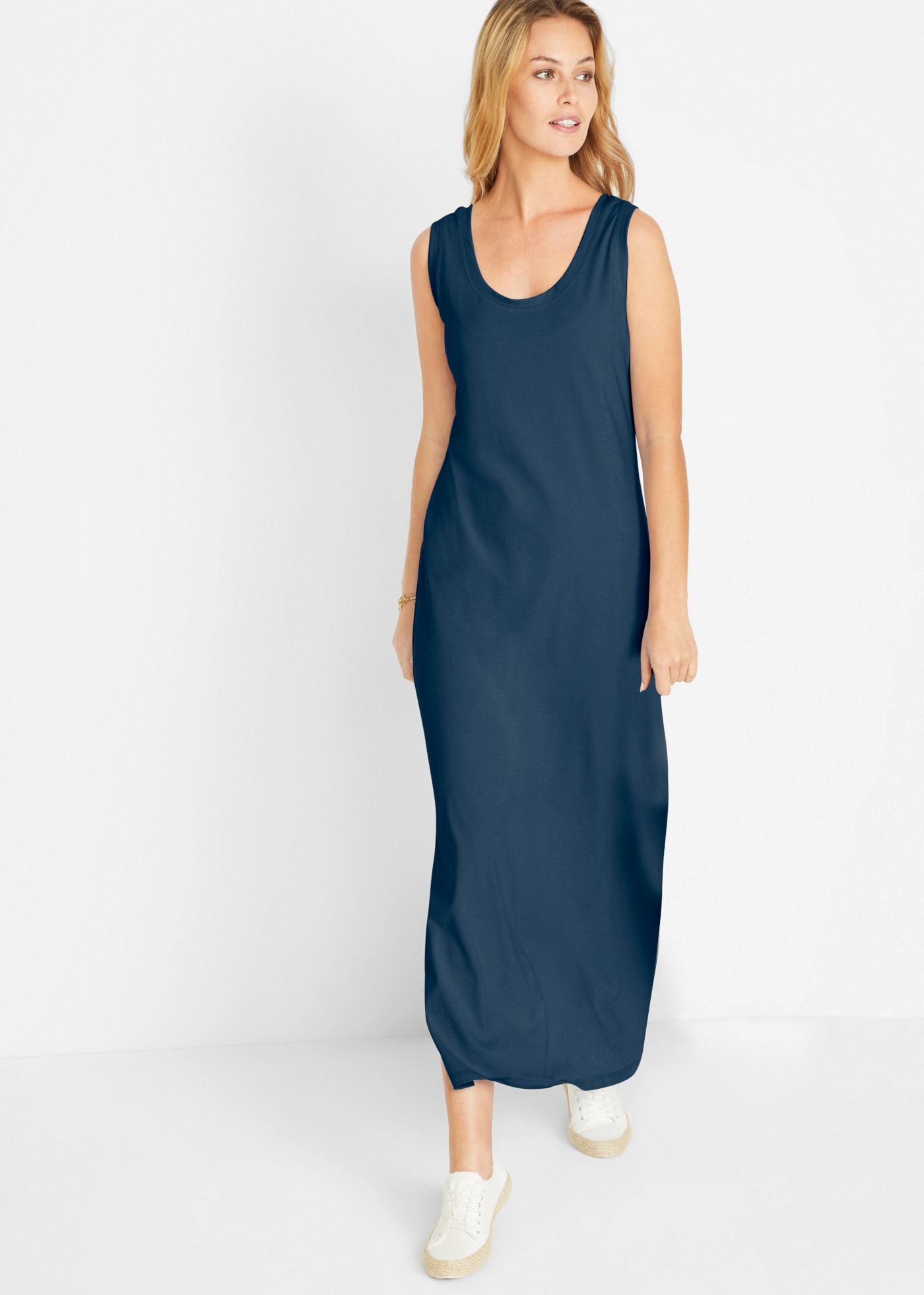 bonprix aus Baumwolle und Polyester, seitlicher Schlitz, taillierte Passform