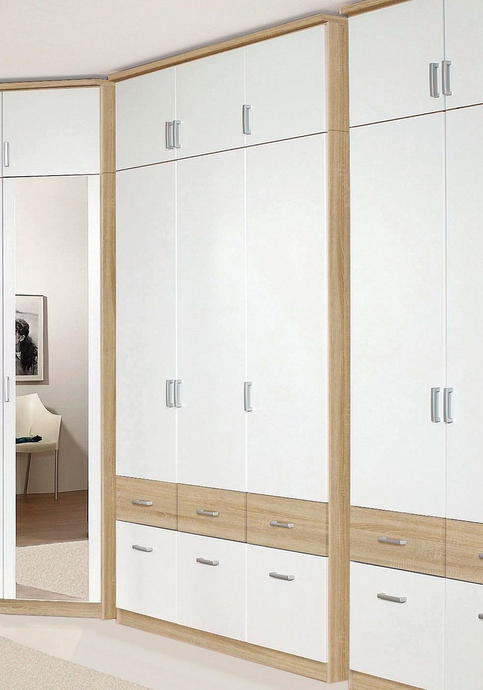 rauch Kleiderschrank »Kleiderschrank Schrank Garderobe deckenhoher Schrank BREMEN«, in vielen Farben und Ausführungen MADE IN GERMANY