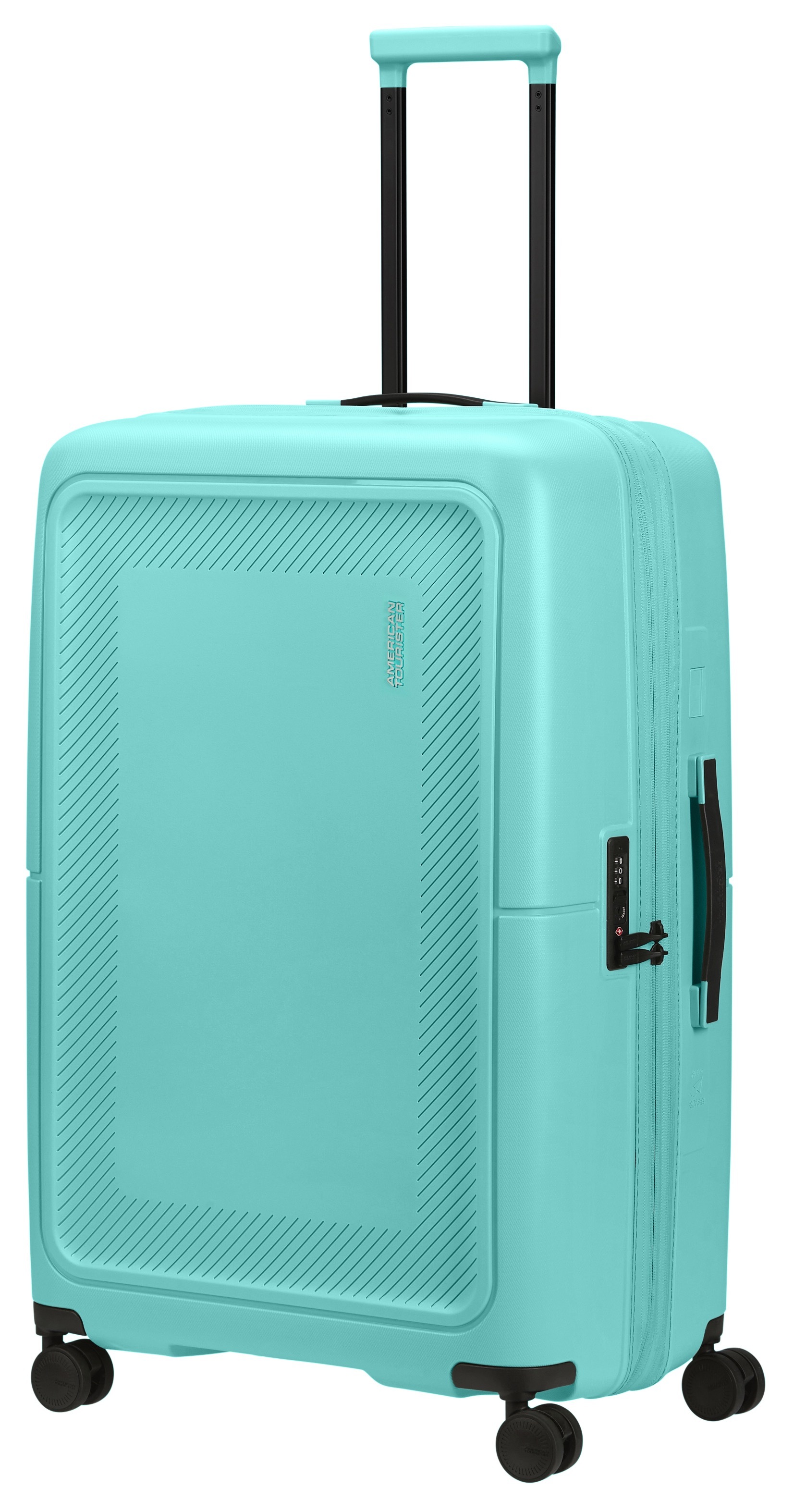 American Tourister Hartschalen-Trolley "DASHPOP 77", 4 St. Rollen, Koffer groß Reisekoffer TSA-Zahlenschloss Aufgabegepä