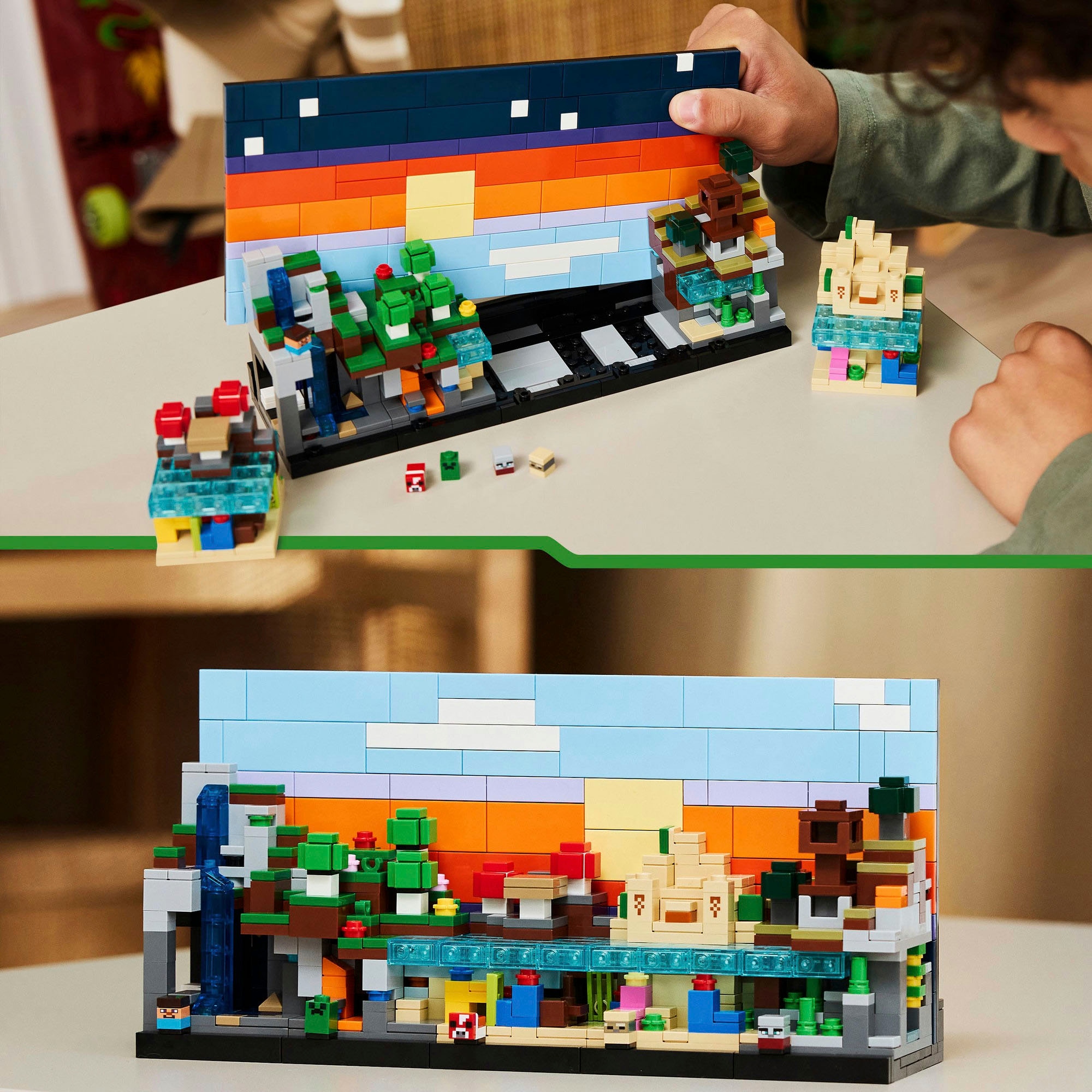 LEGO® Konstruktionsspielsteine »Mini-Biome (21589), LEGO Minecraft« Made in Europe