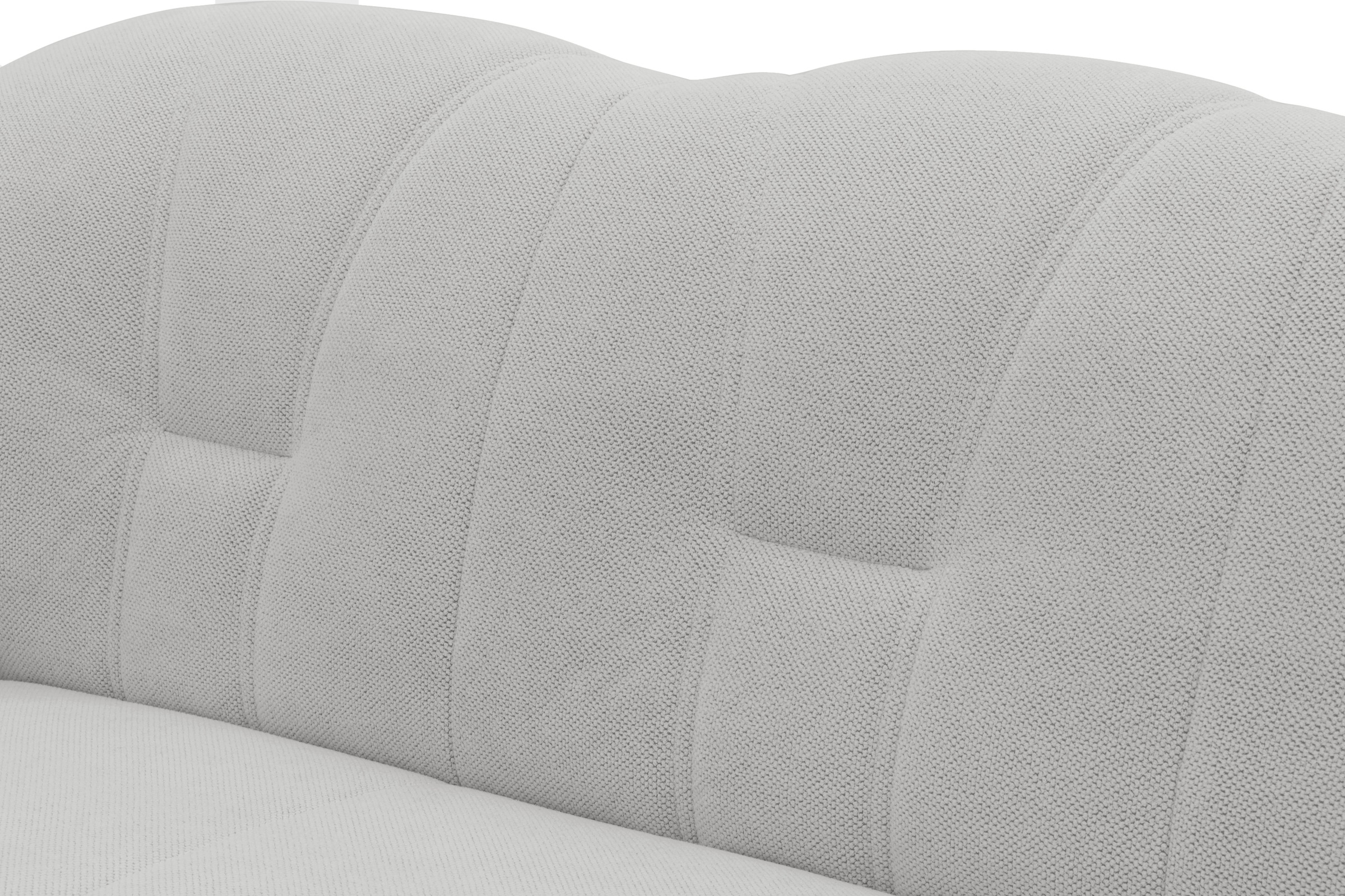 DOMO collection Wohnlandschaft »Flores auch in Leder-Bezug, B/T/H: 293/180/86 cm, U-Form«, (3 St.), wahlweise mit Bettfunktion, wahlweise mit Federkern