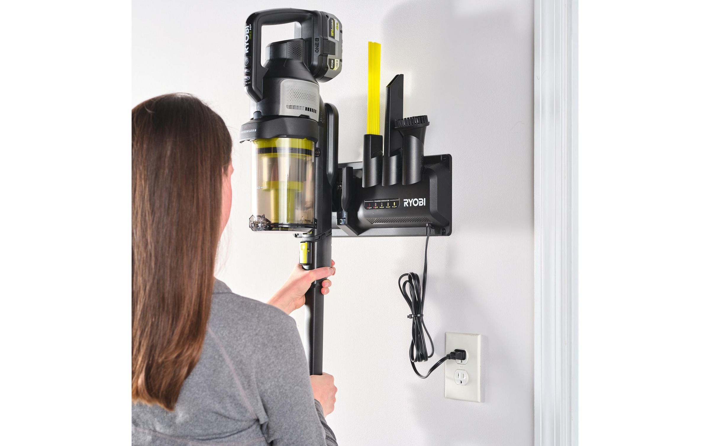 RYOBI Wandhalterung »RYOBI RC18ASV für Bodensauger« 1 Stk. tlg.