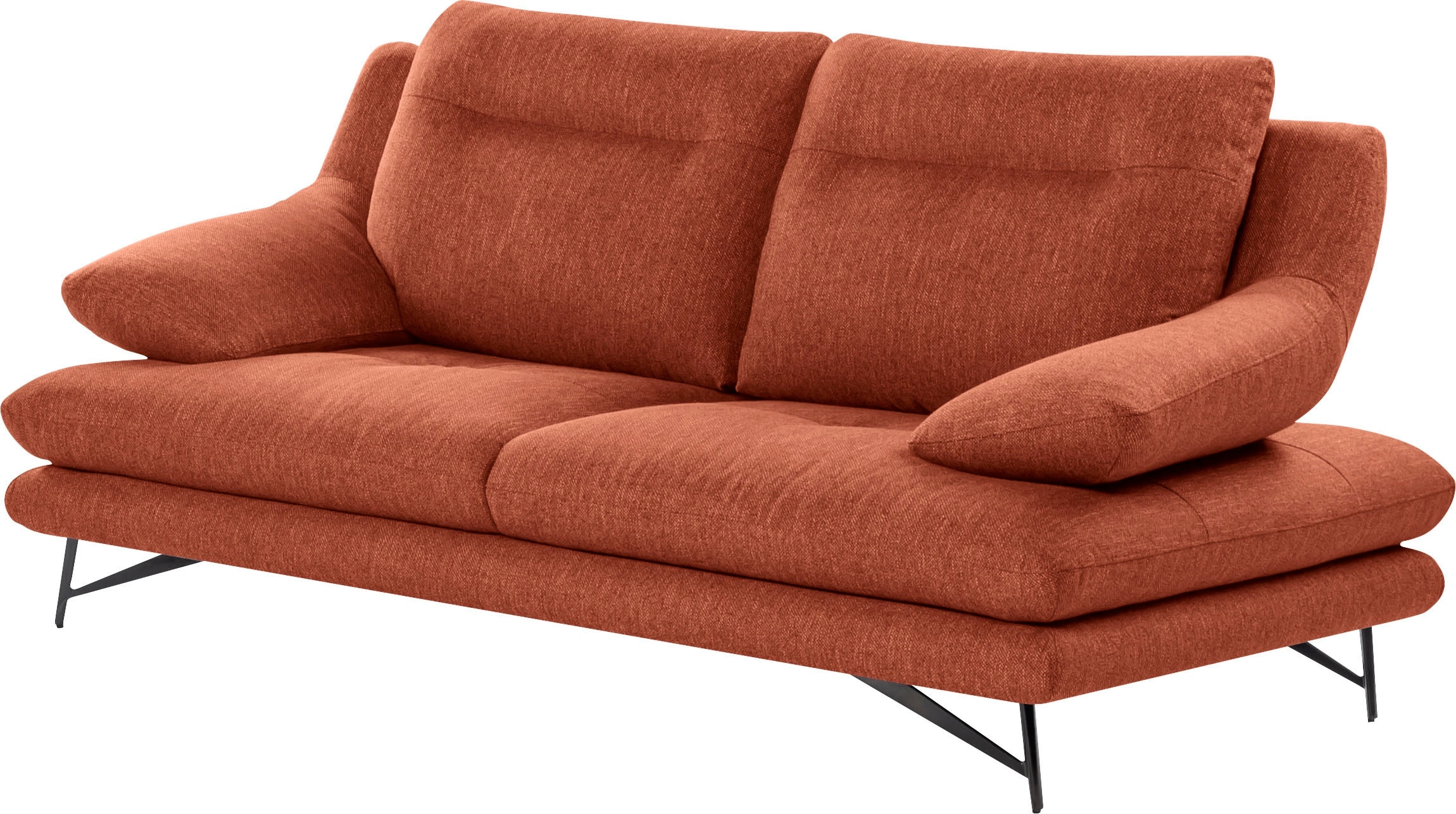 CALIA ITALIA 2-Sitzer "Cezanne, italienisches Designsofa mit erstklassigem Sitzkomfort" wahlweise mit Sitztiefenverstellung