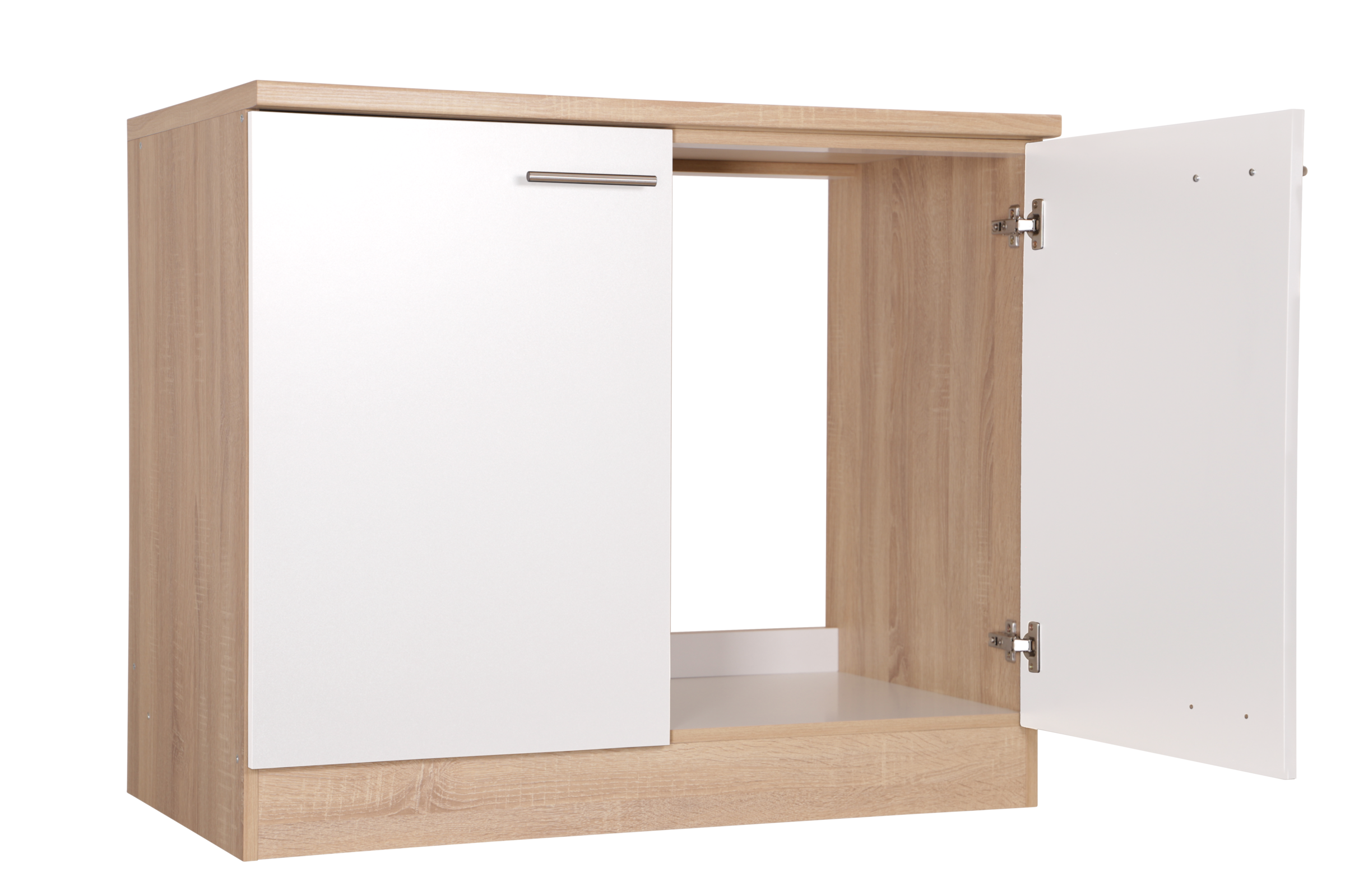 RESPEKTA Spülenschrank »Merle« Breite 100 cm, mit Soft-Close Funktion, Stangengriffe aus Metall