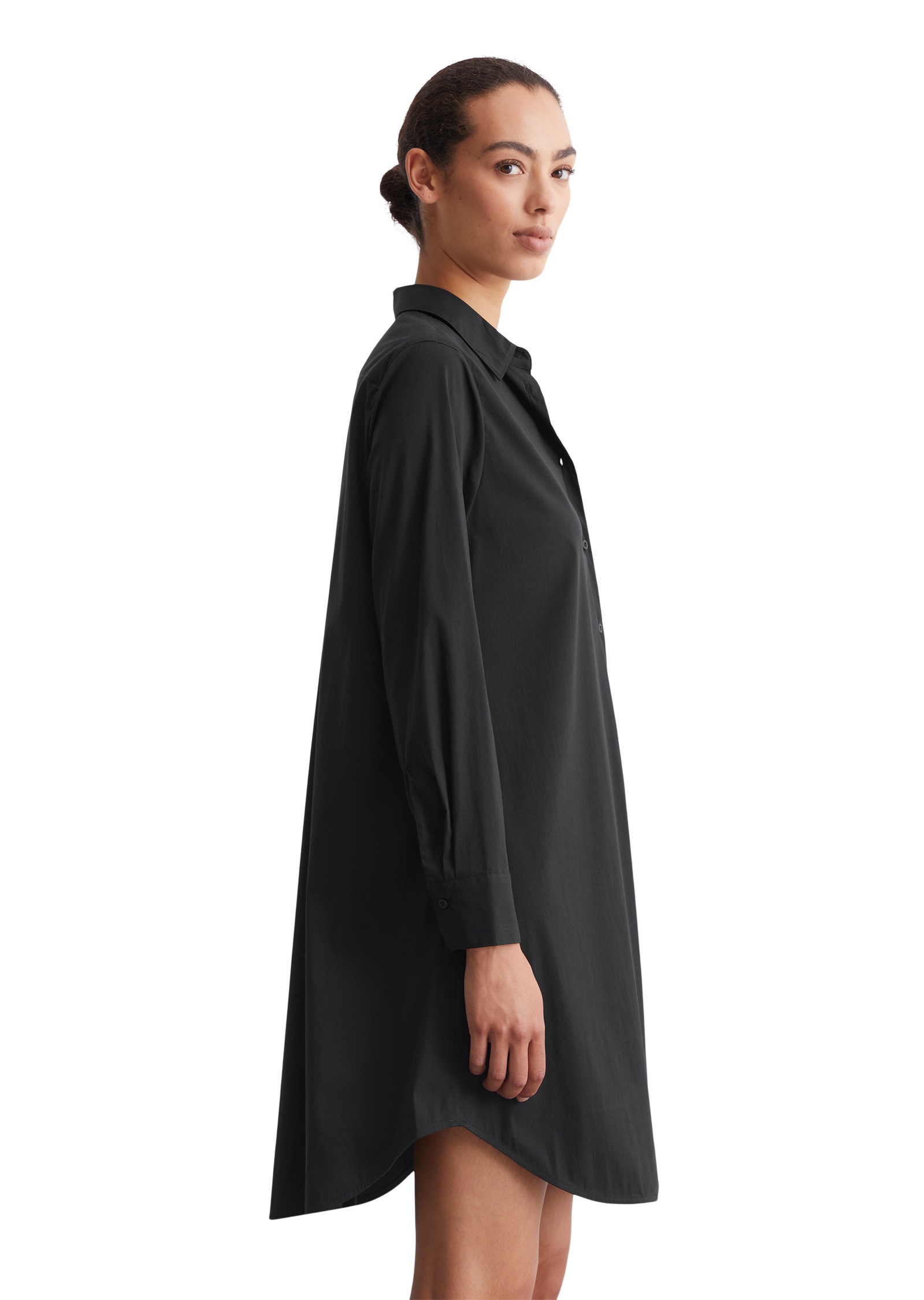 Marc O'Polo Hemdblusenkleid »aus Popeline-Stretch«